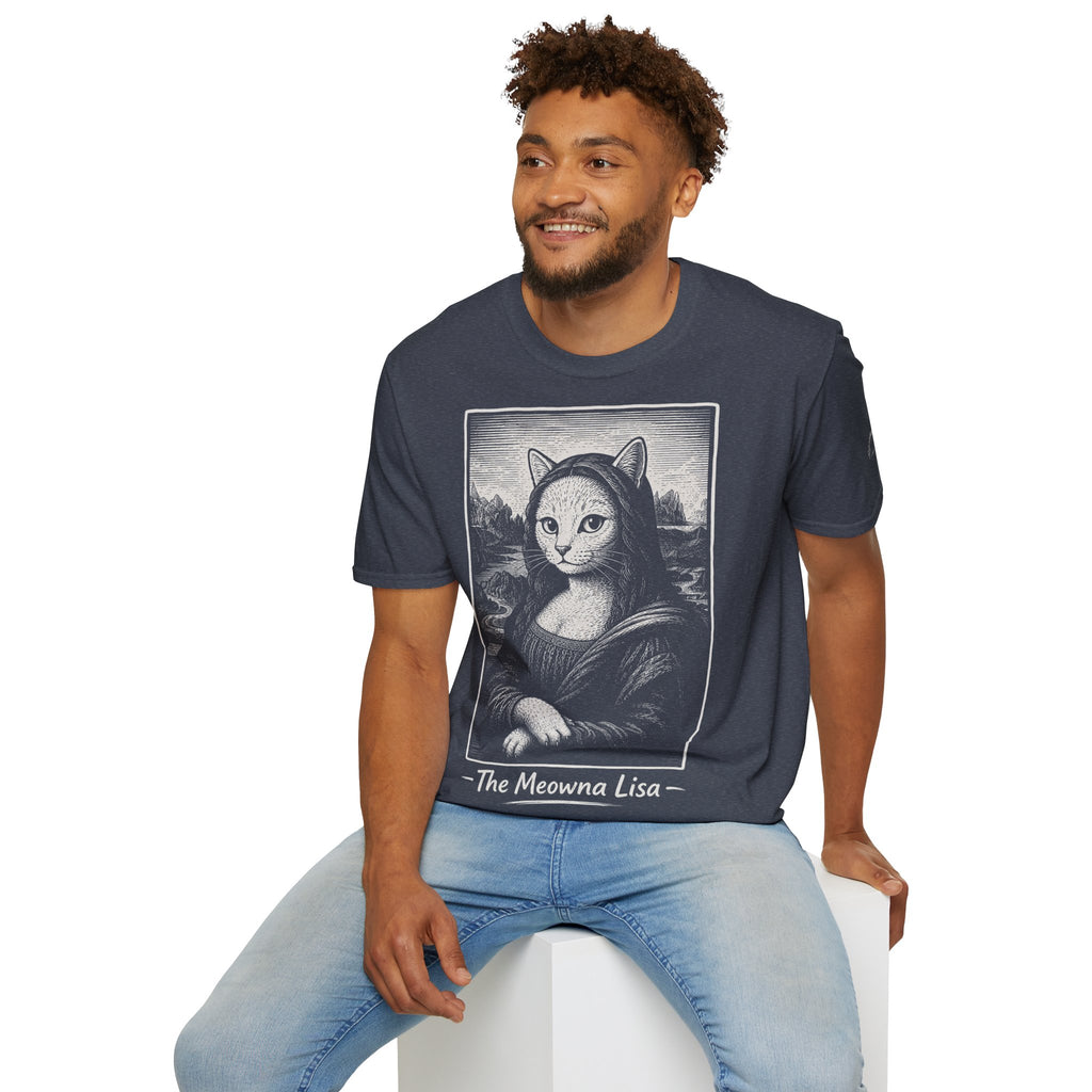 The Meowna Lisa Katzen Kunst T Shirt – Cat Art collection | UrbanPrintz