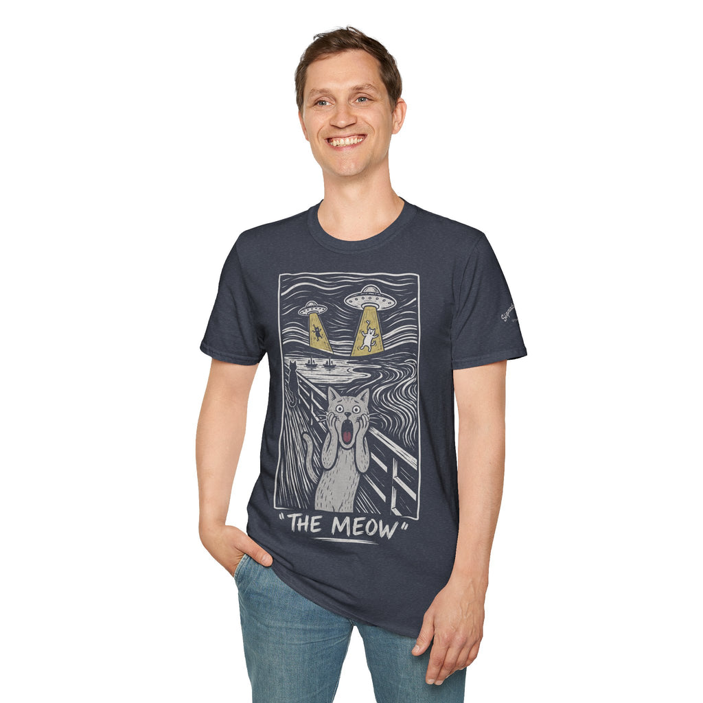 The Meow Katzen Kunstparodie T Shirt – Cat Art collection | UrbanPrintz