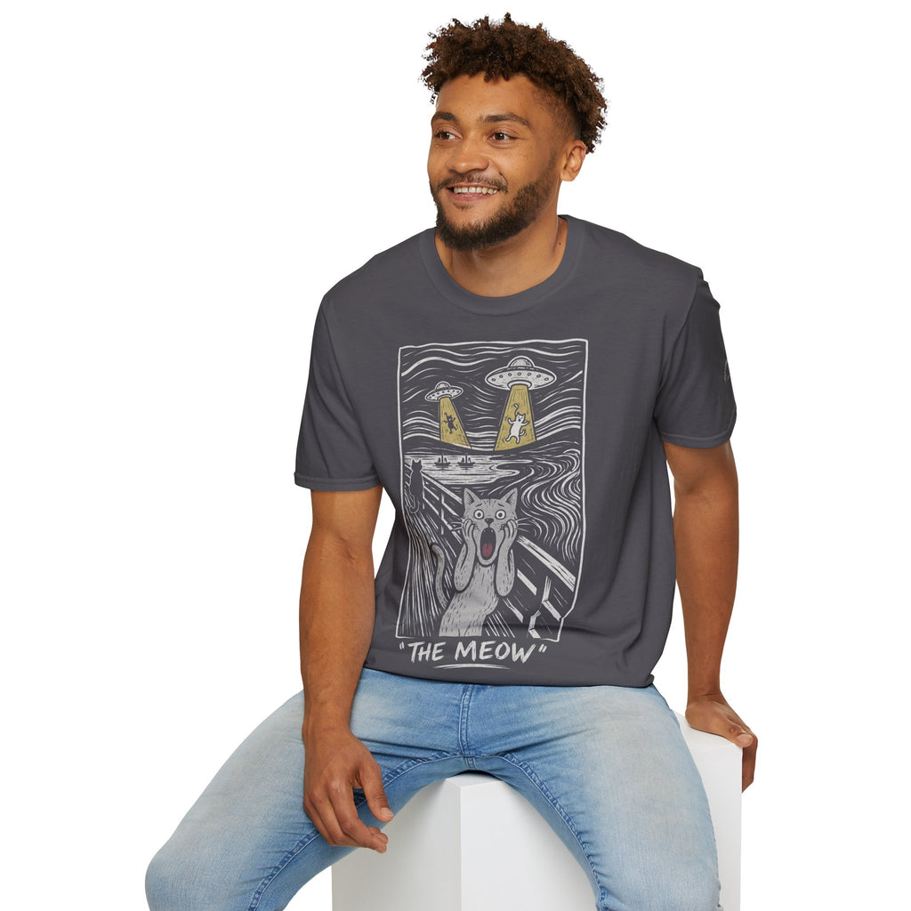 The Meow Katzen Kunstparodie T Shirt – Cat Art collection | UrbanPrintz
