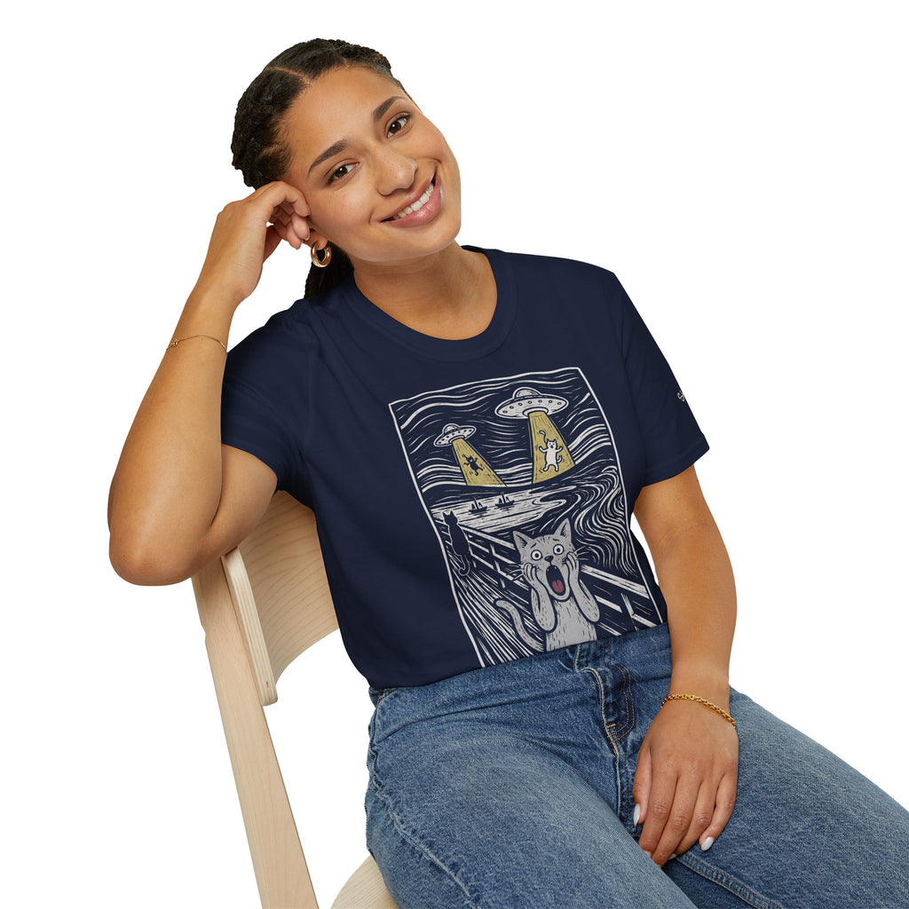 The Meow Katzen Kunstparodie T Shirt – Cat Art collection | UrbanPrintz