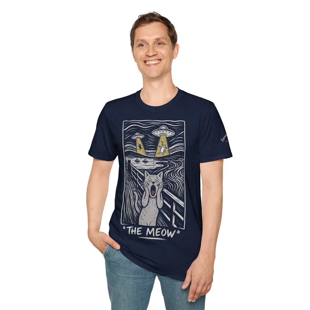 The Meow Katzen Kunstparodie T Shirt – Cat Art collection | UrbanPrintz
