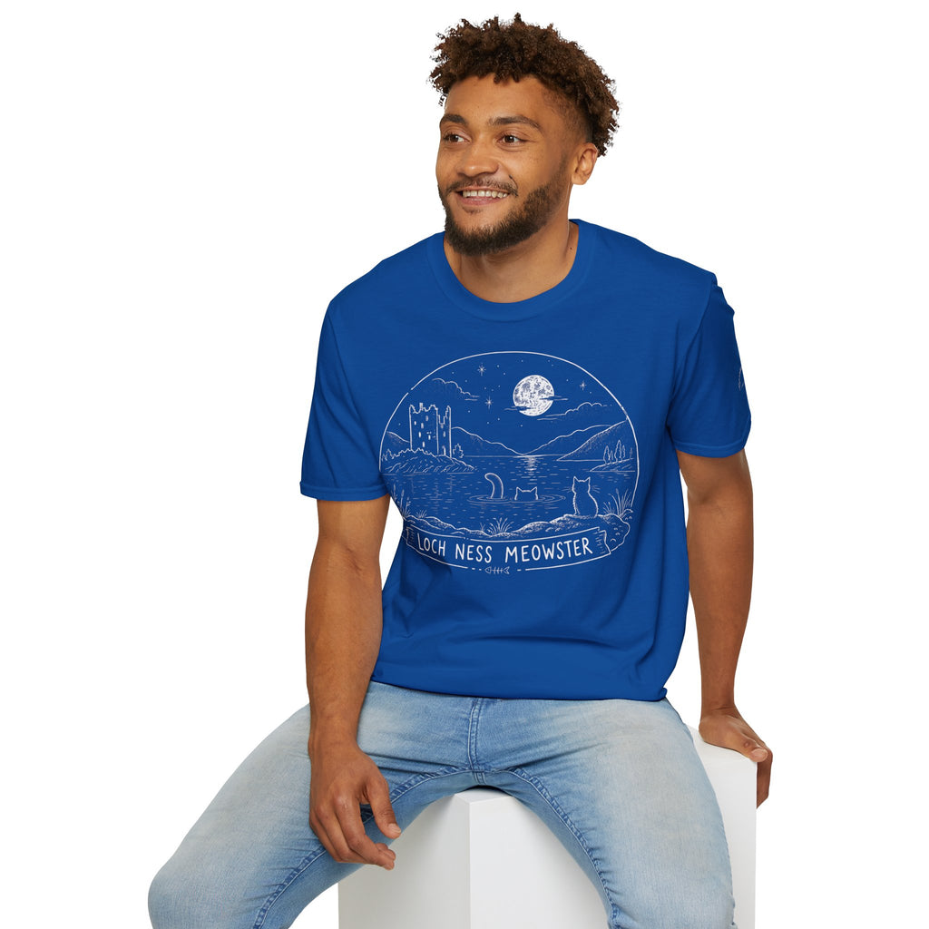 Loch Ness Meowster Katzen T Shirt – Cat Art collection | UrbanPrintz