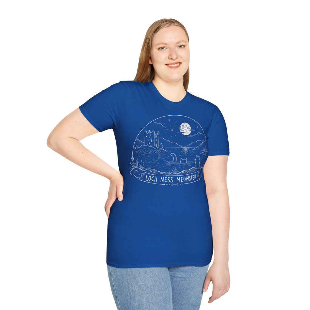 Loch Ness Meowster Katzen T Shirt – Cat Art collection | UrbanPrintz