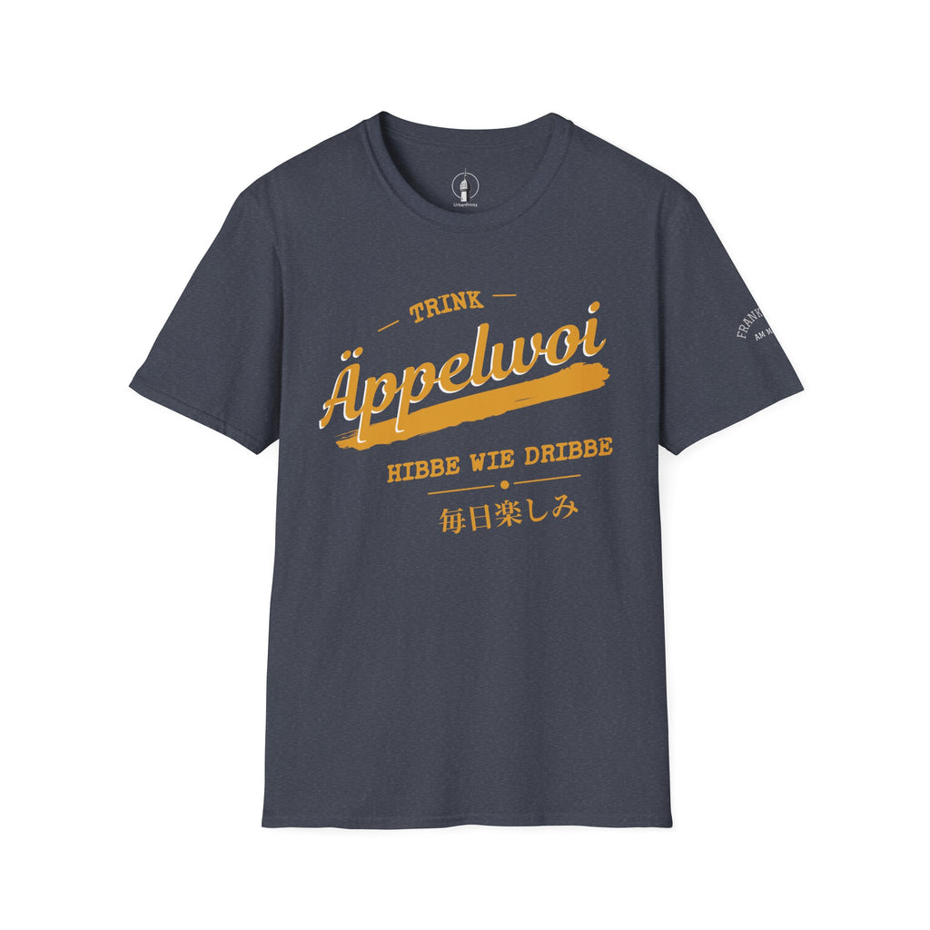 Äppelwoi Hibbe wie Dribbe T Shirt – Fun collection | UrbanPrintz