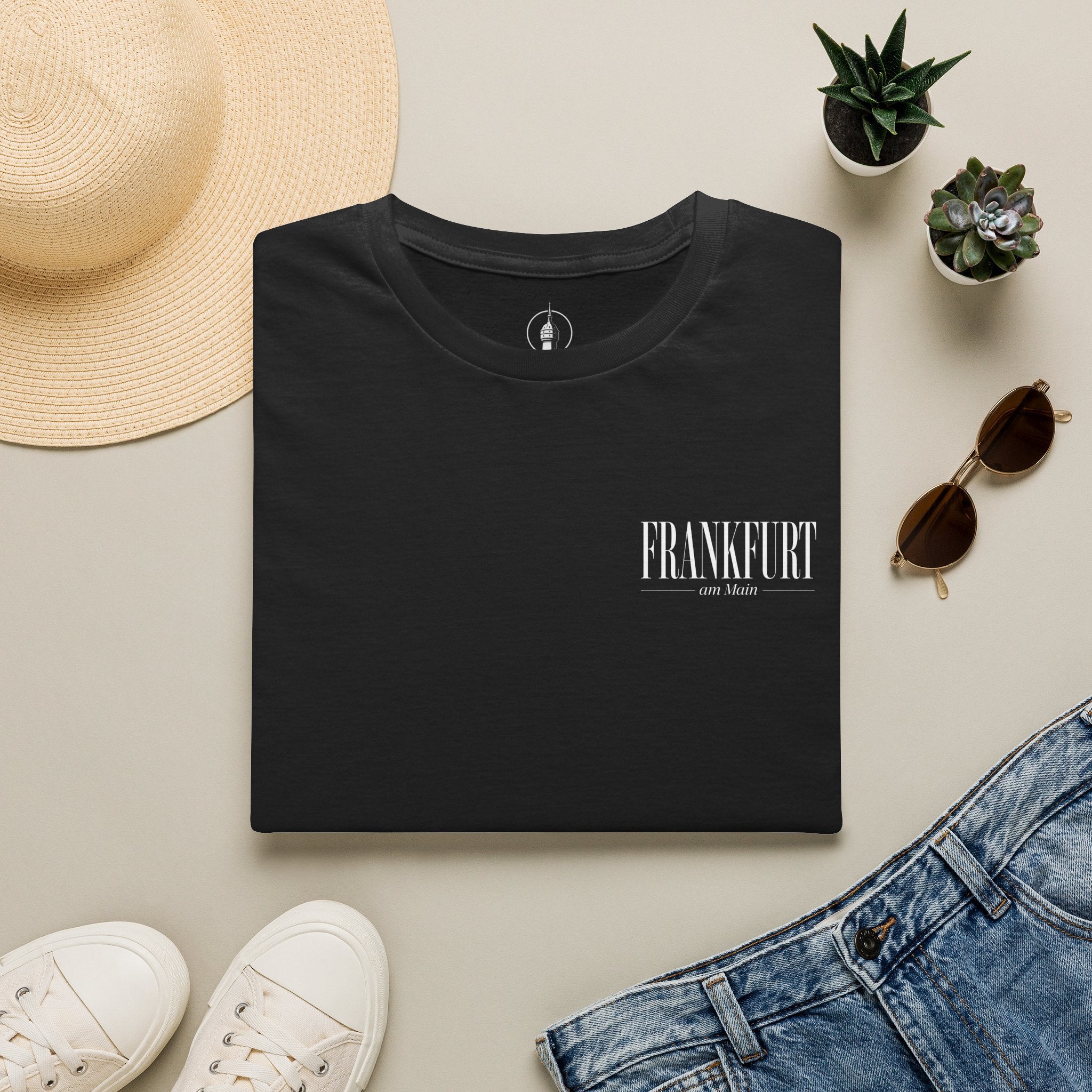Copy of Frankfurt am Main (klein) Elegantes Typografie T Shirt | UrbanPrintz