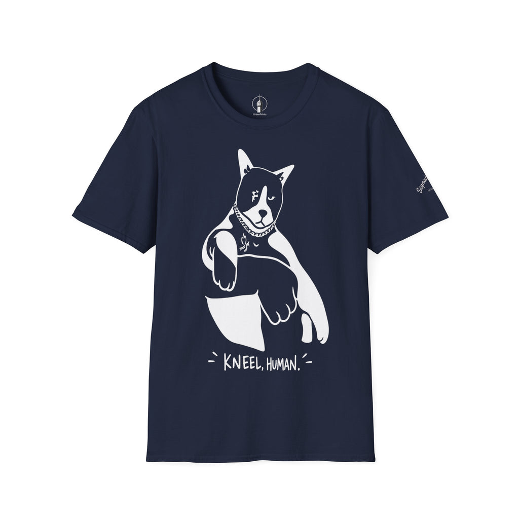 Kneel Human Lustiges Katzen T Shirt – Cat Art collection | UrbanPrintz