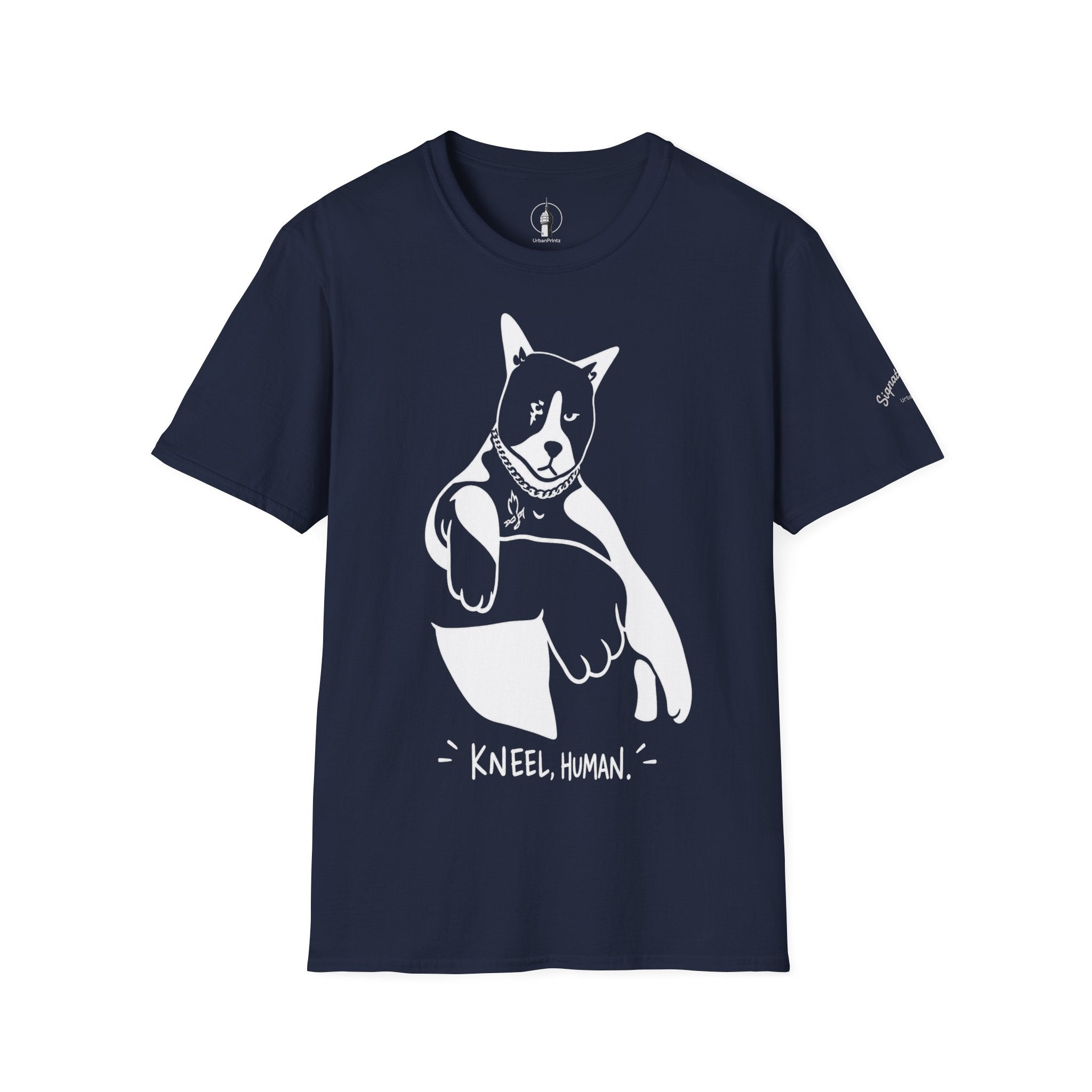 Kneel Human Lustiges Katzen T Shirt – Cat Art collection | UrbanPrintz