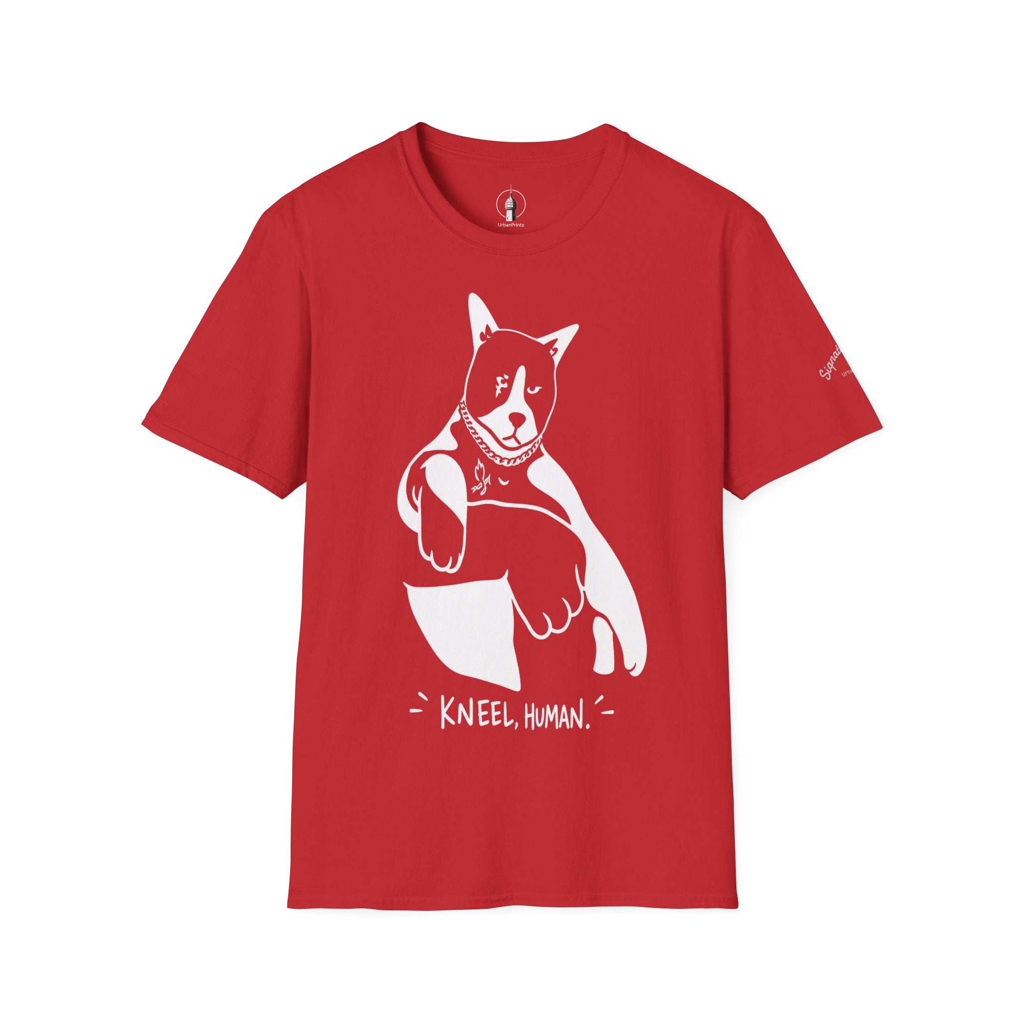 Kneel Human Lustiges Katzen T Shirt – Cat Art collection | UrbanPrintz