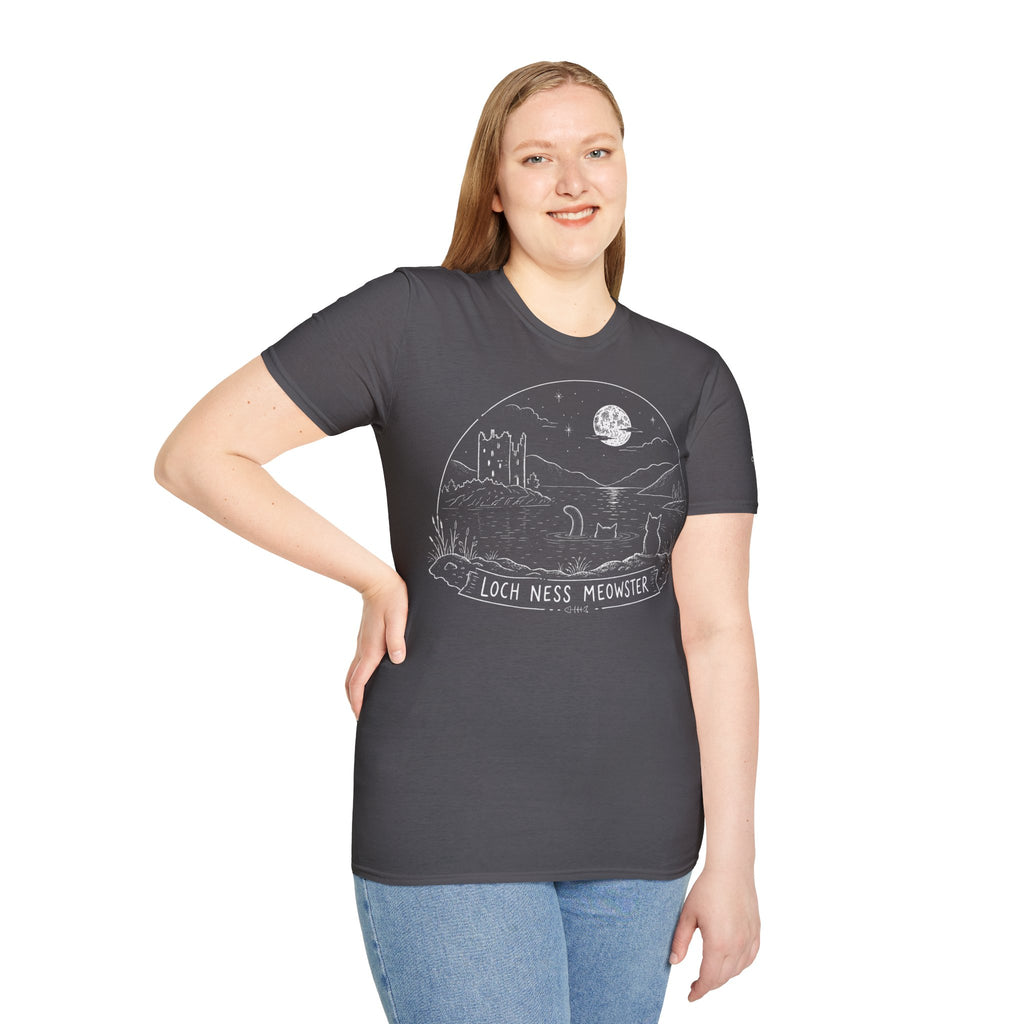 Loch Ness Meowster Katzen T Shirt – Cat Art collection | UrbanPrintz