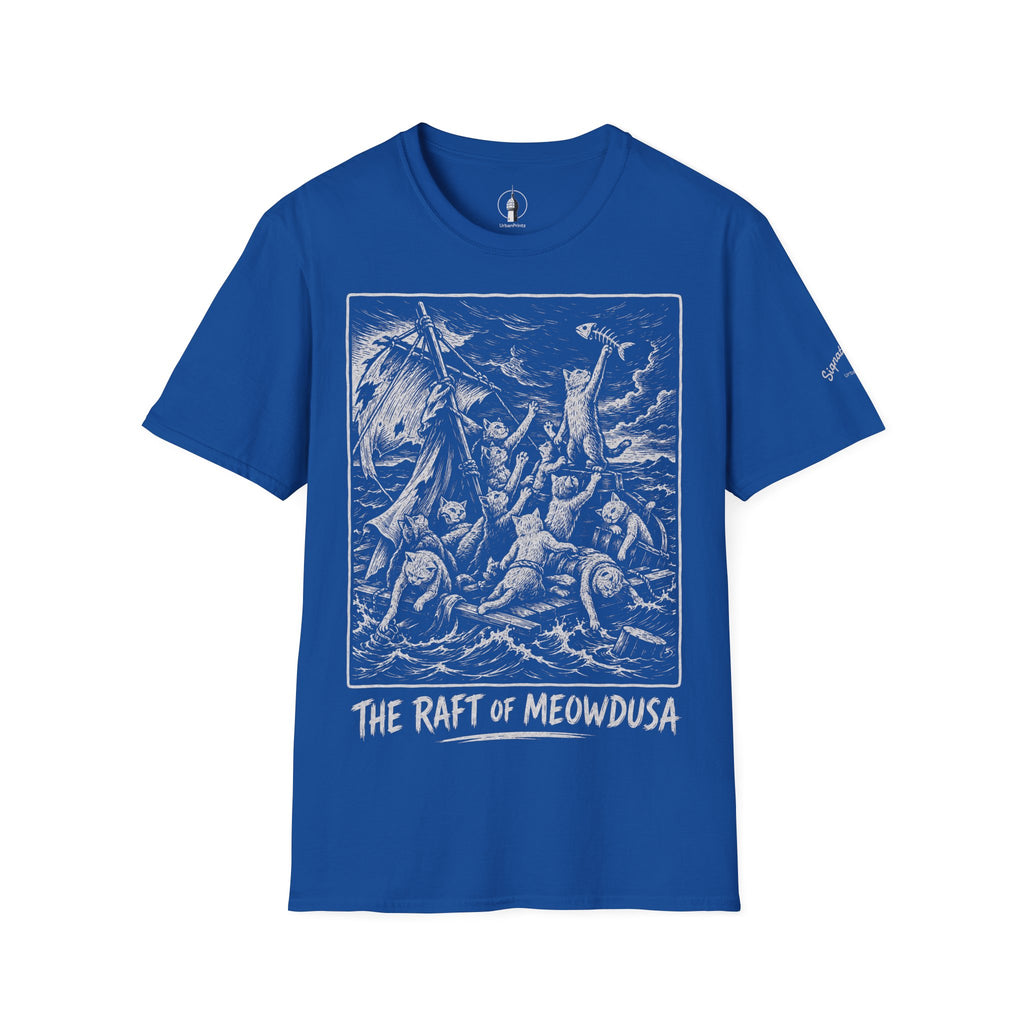 The Raft of Meowdusa Katzen Kunstparodie T Shirt – Cat Art collection | UrbanPrintz