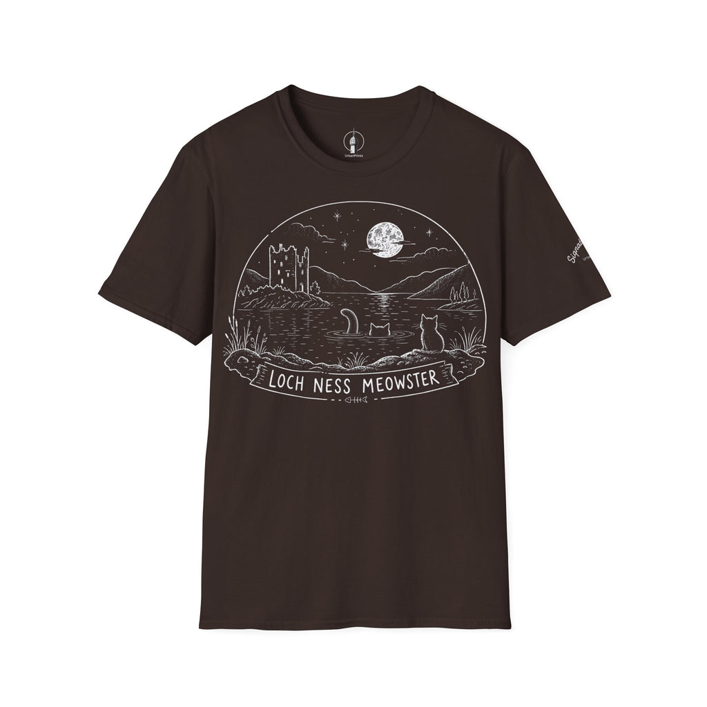 Loch Ness Meowster Katzen T Shirt – Cat Art collection | UrbanPrintz
