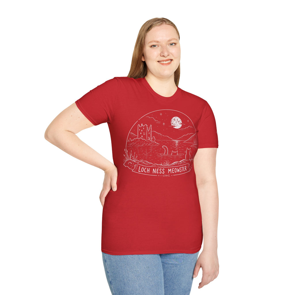 Loch Ness Meowster Katzen T Shirt – Cat Art collection | UrbanPrintz