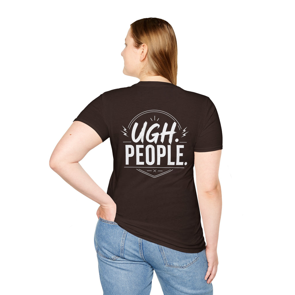 Ugh People Introvert T Shirt – Fun collection | UrbanPrintz