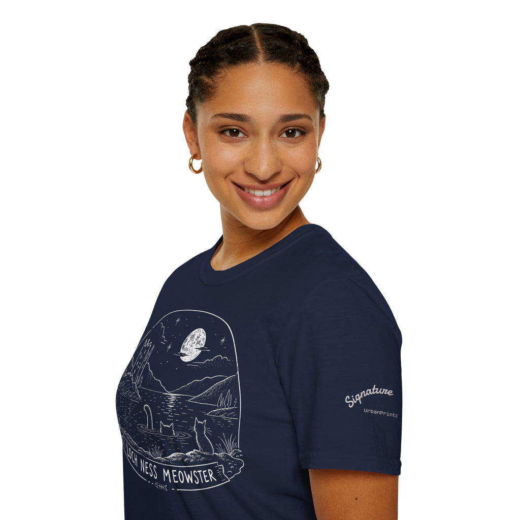 Loch Ness Meowster Katzen T Shirt – Cat Art collection | UrbanPrintz