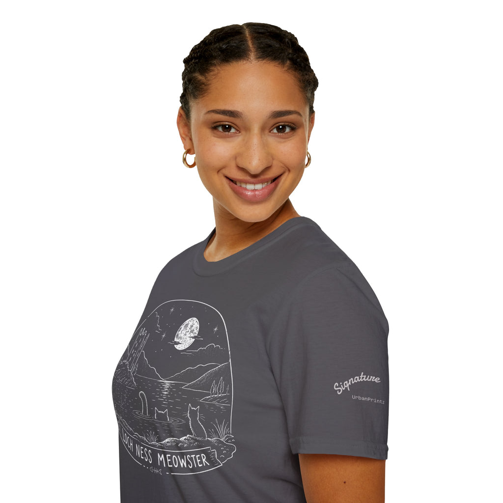 Loch Ness Meowster Katzen T Shirt – Cat Art collection | UrbanPrintz