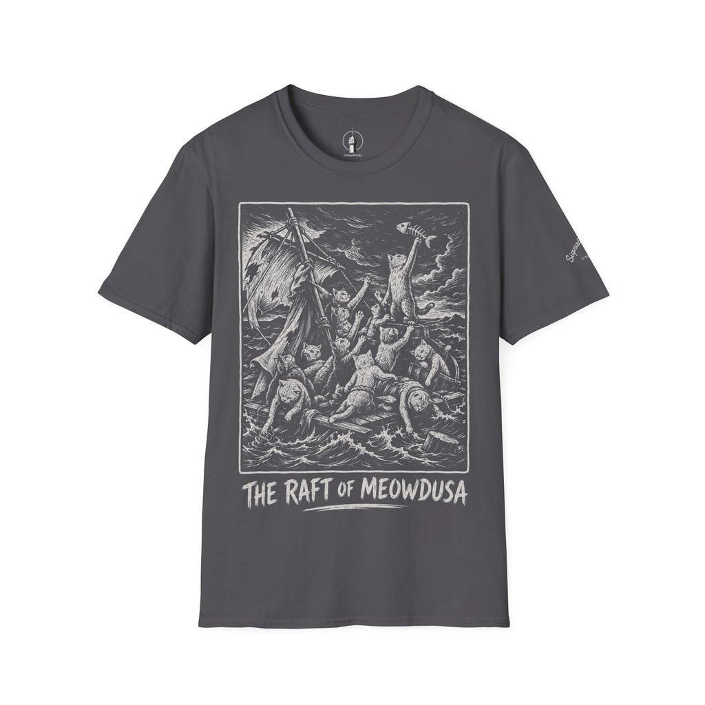 The Raft of Meowdusa Katzen Kunstparodie T Shirt – Cat Art collection | UrbanPrintz