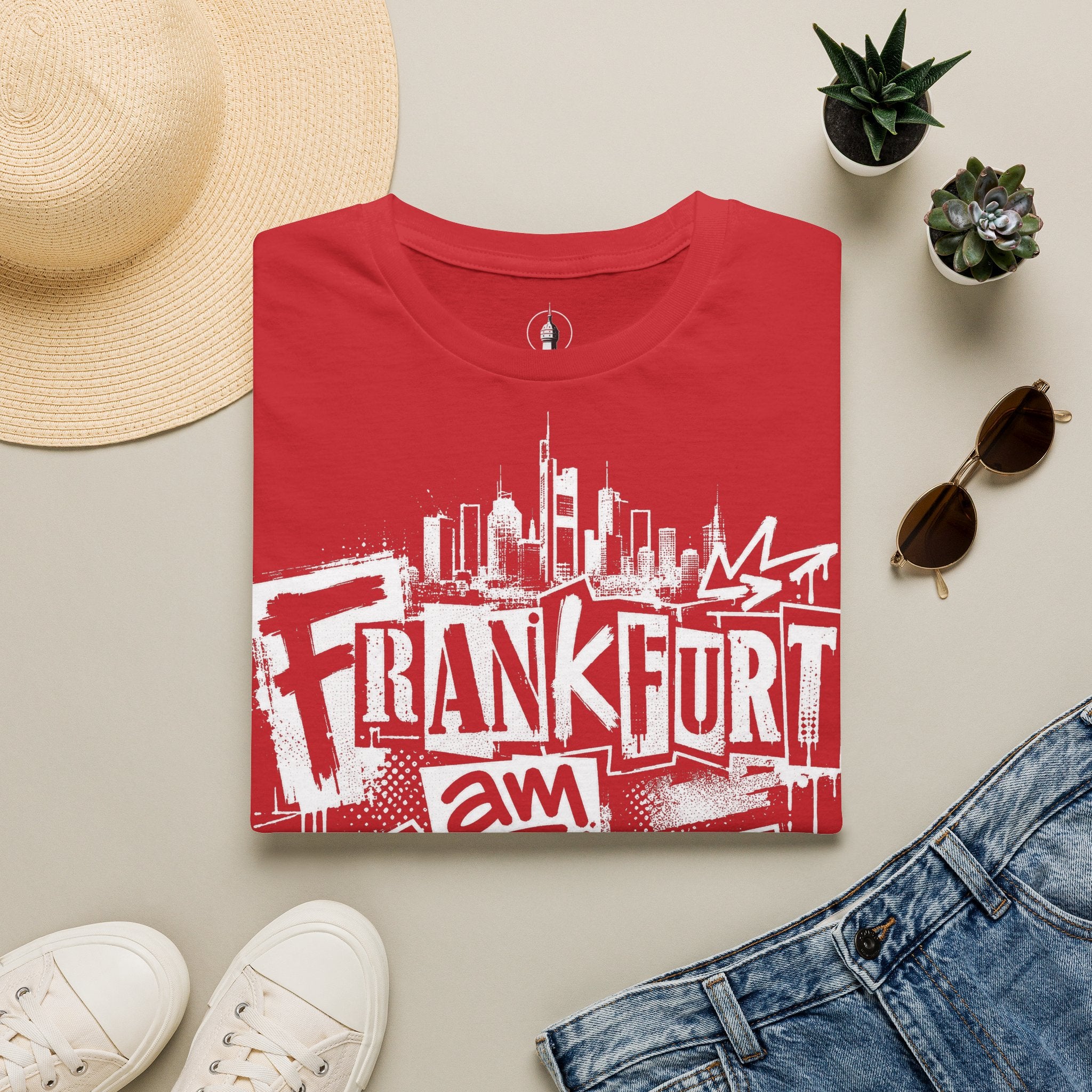 Frankfurt am Main Graffiti (vorn) T Shirt | UrbanPrintz