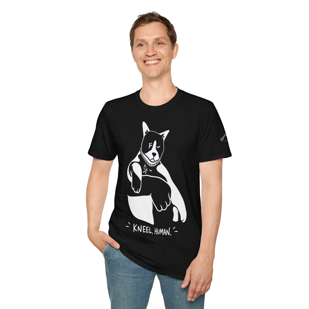 Kneel Human Lustiges Katzen T Shirt – Cat Art collection | UrbanPrintz