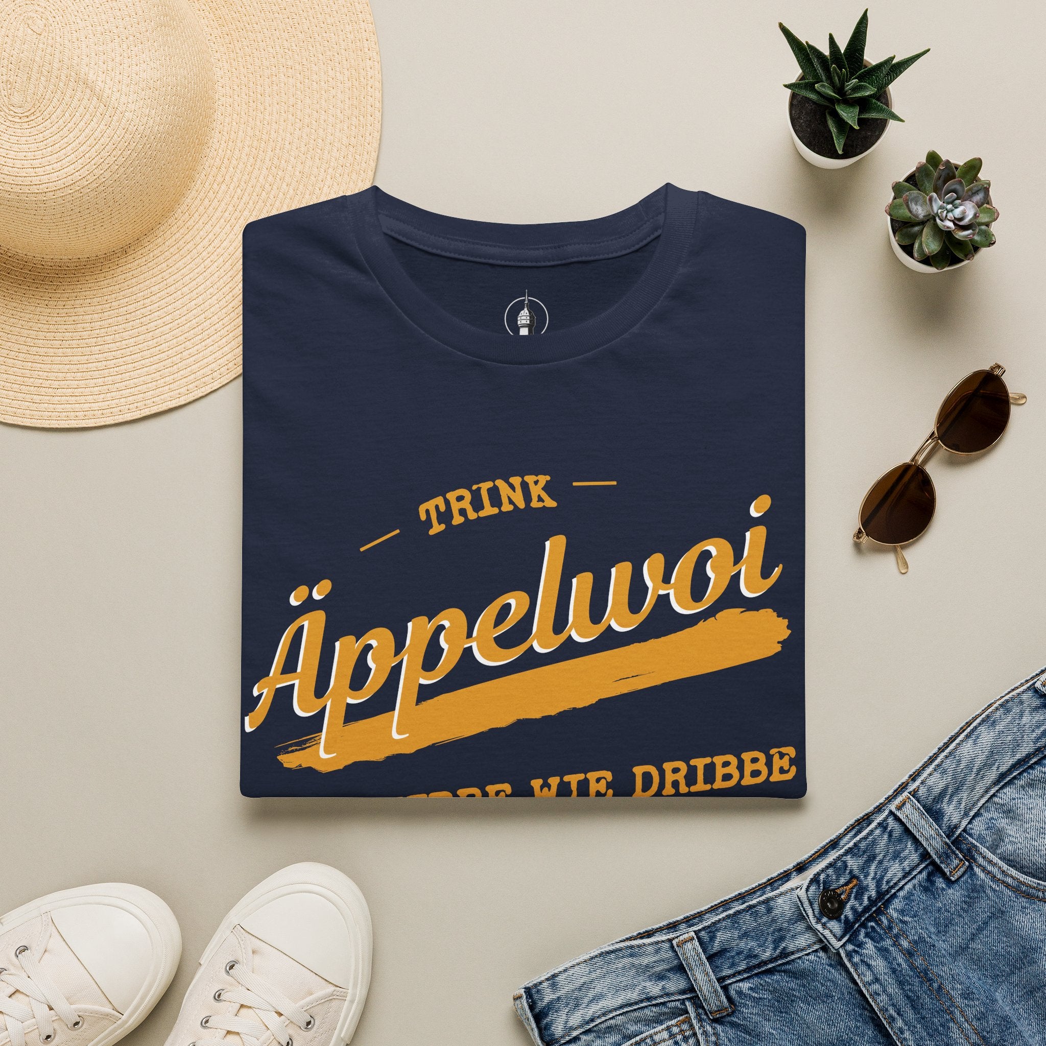 Äppelwoi Hibbe wie Dribbe T Shirt – Fun collection | UrbanPrintz
