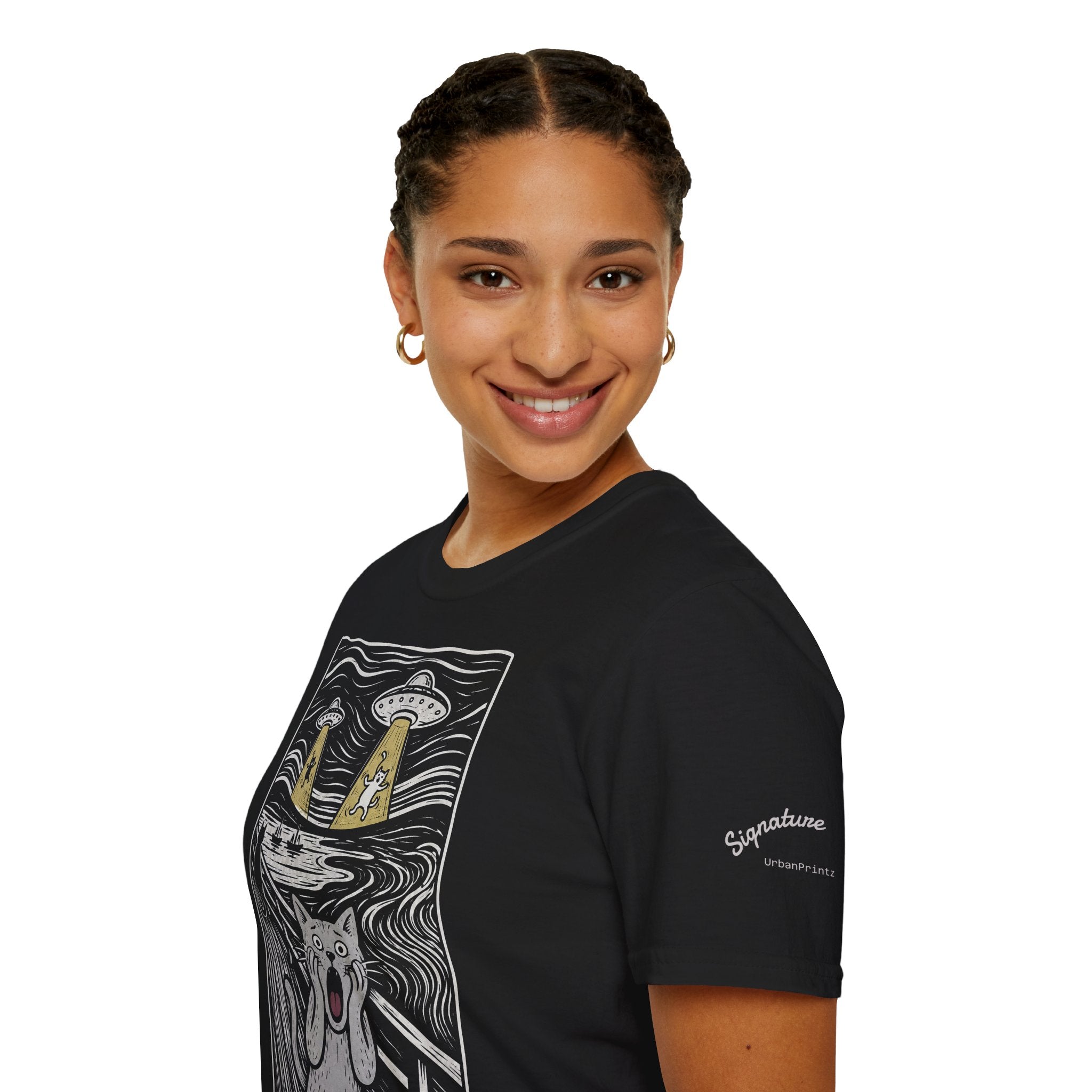 The Meow Katzen Kunstparodie T Shirt – Cat Art collection | UrbanPrintz