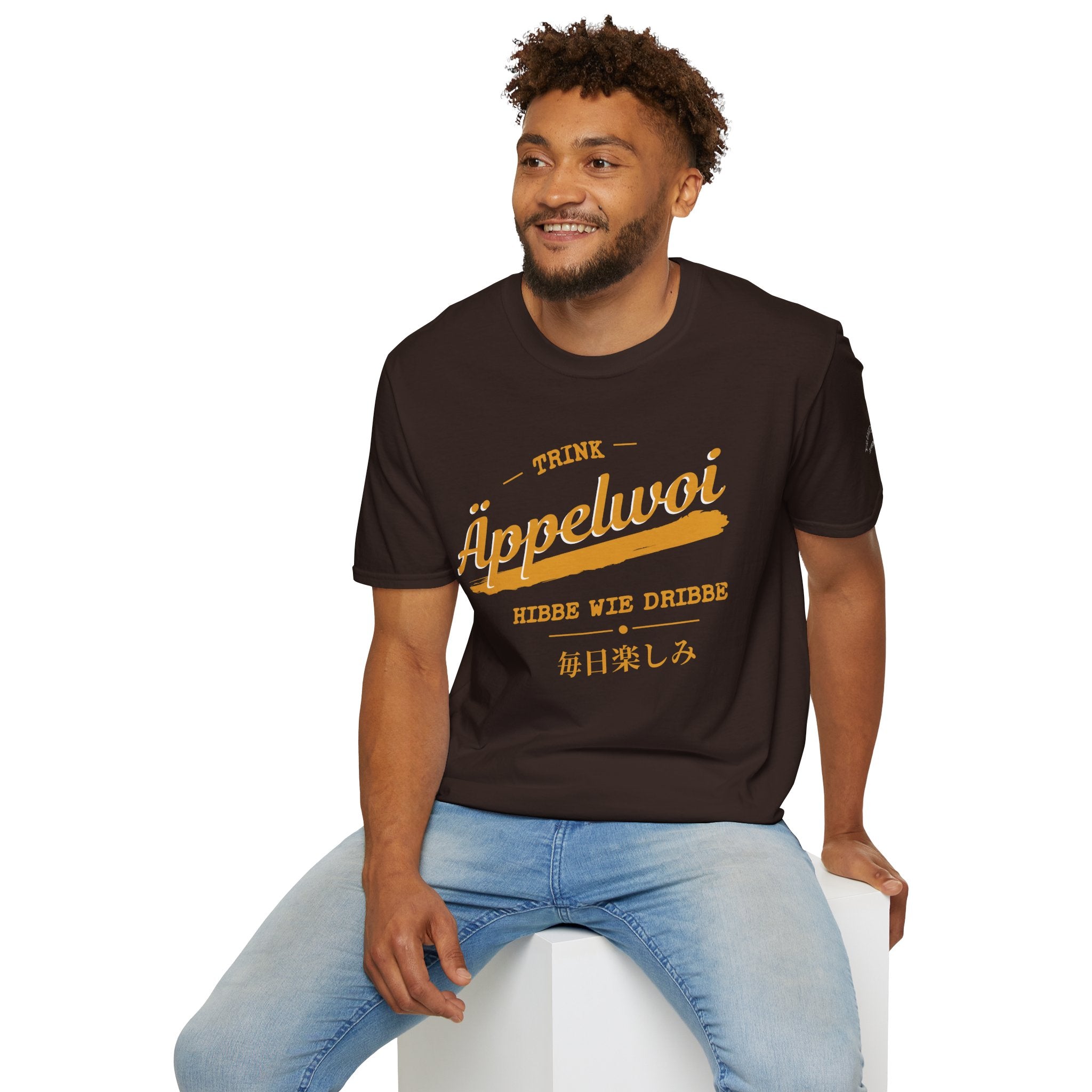 Äppelwoi Hibbe wie Dribbe T Shirt – Fun collection | UrbanPrintz