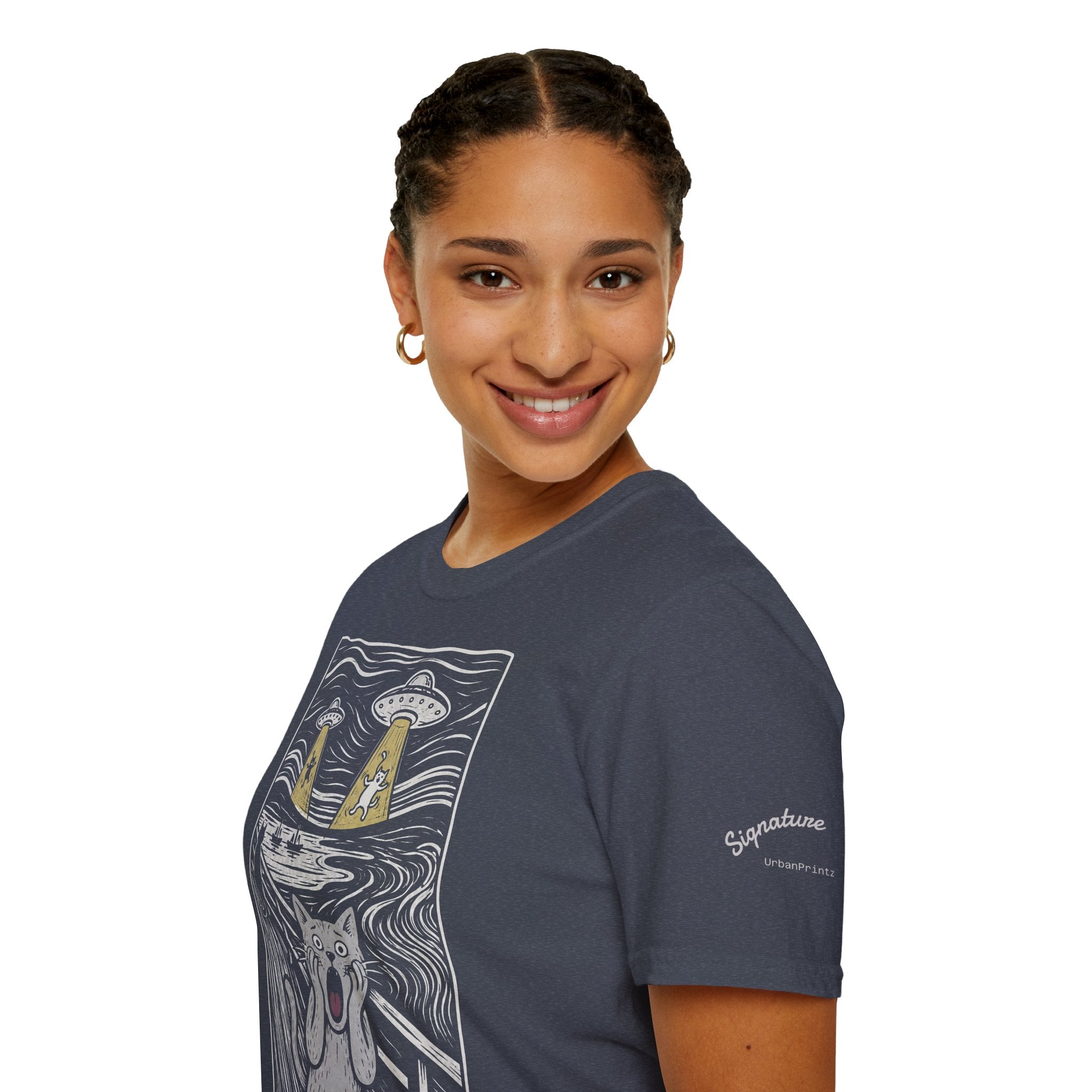 The Meow Katzen Kunstparodie T Shirt – Cat Art collection | UrbanPrintz