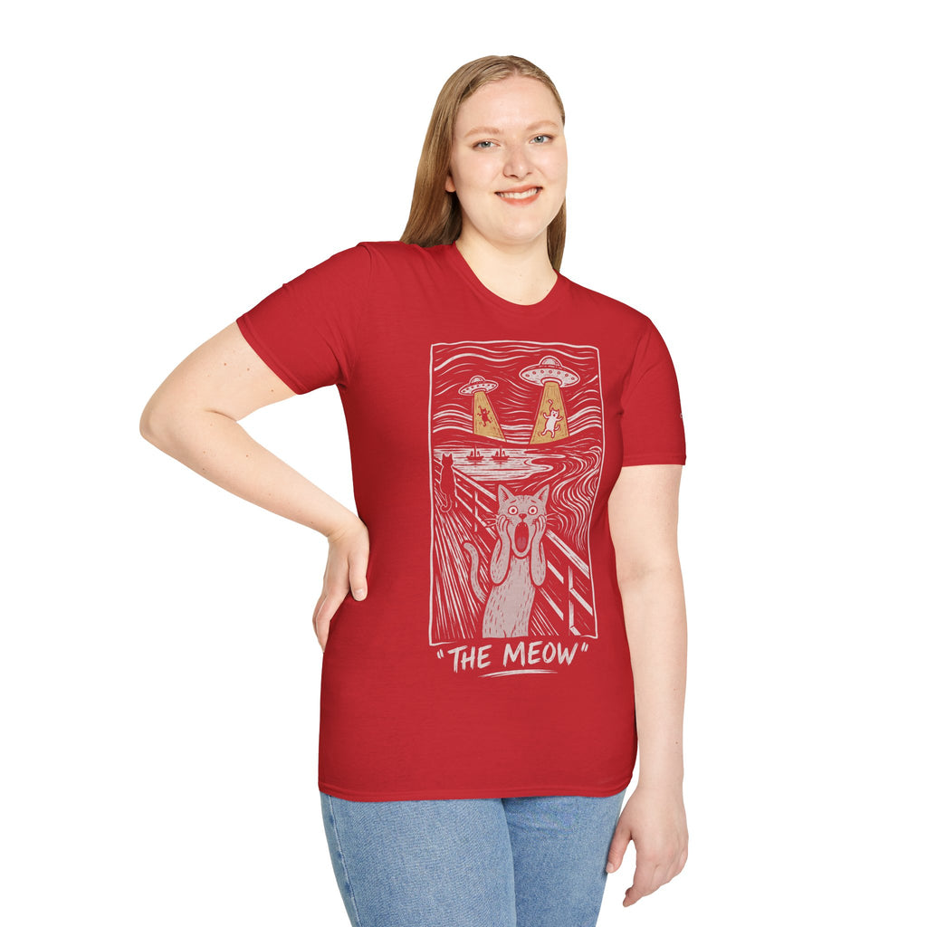 The Meow Katzen Kunstparodie T Shirt – Cat Art collection | UrbanPrintz