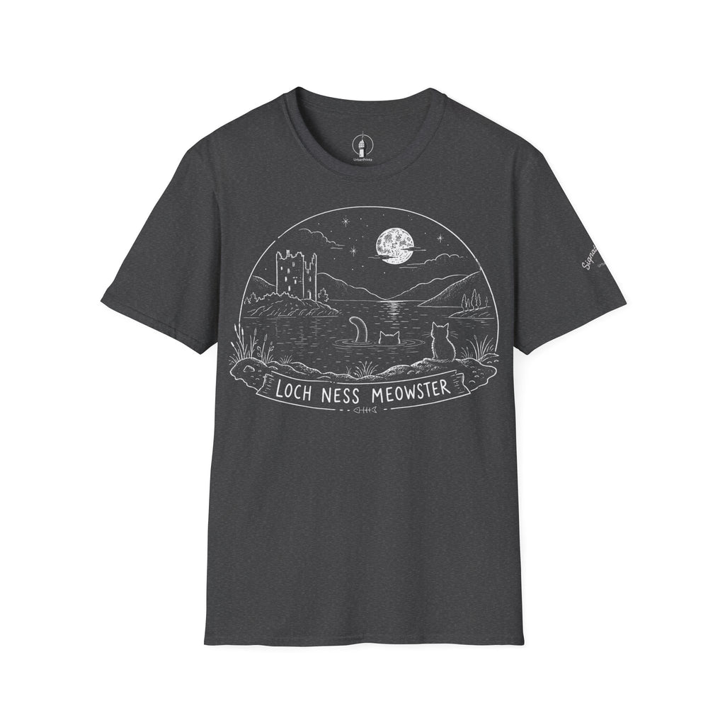 Loch Ness Meowster Katzen T Shirt – Cat Art collection | UrbanPrintz