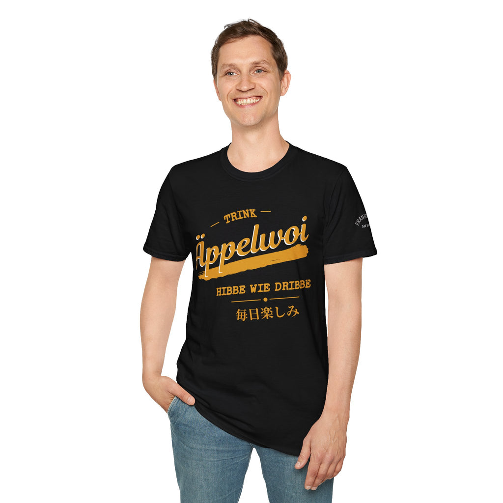 Äppelwoi Hibbe wie Dribbe T Shirt – Fun collection | UrbanPrintz