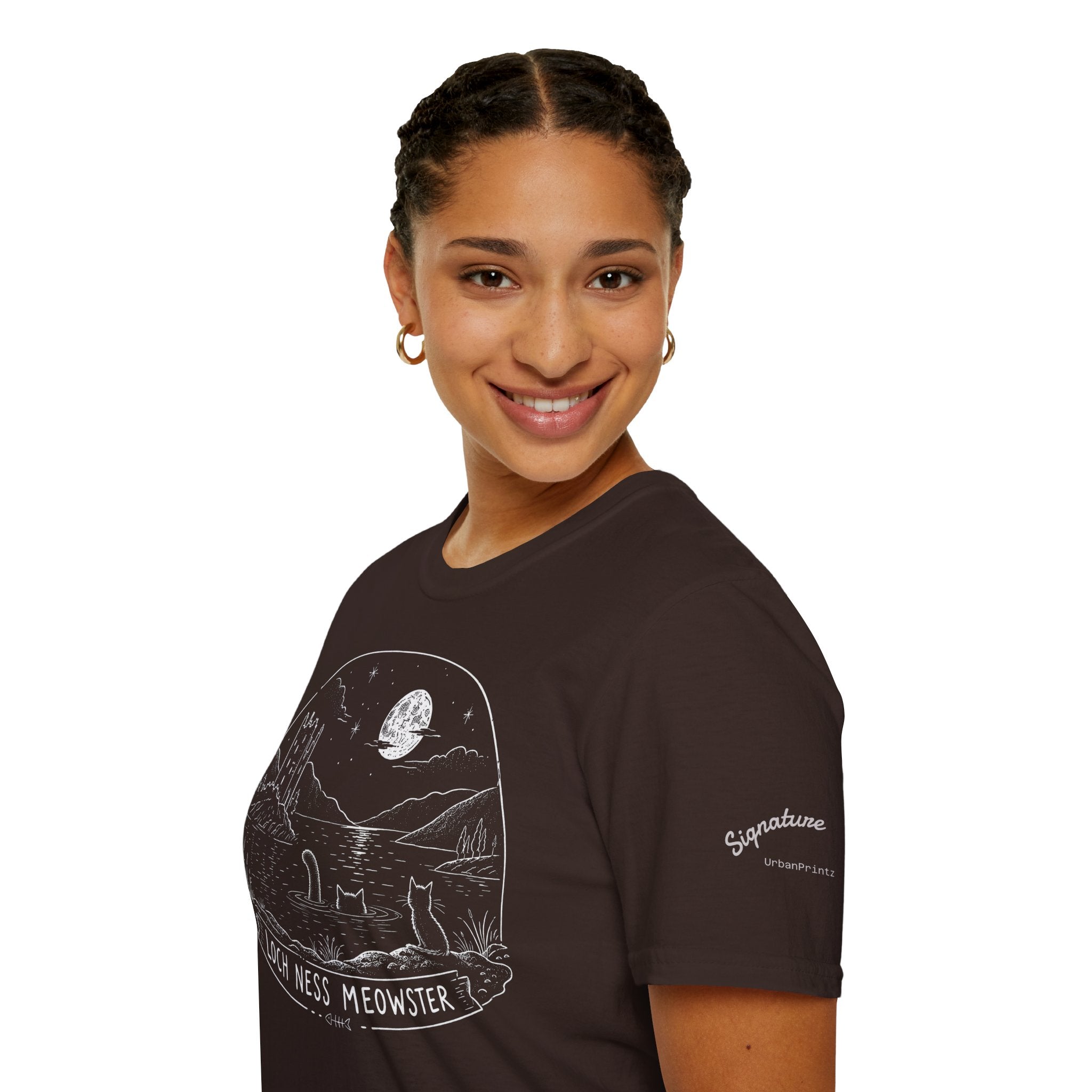 Loch Ness Meowster Katzen T Shirt – Cat Art collection | UrbanPrintz