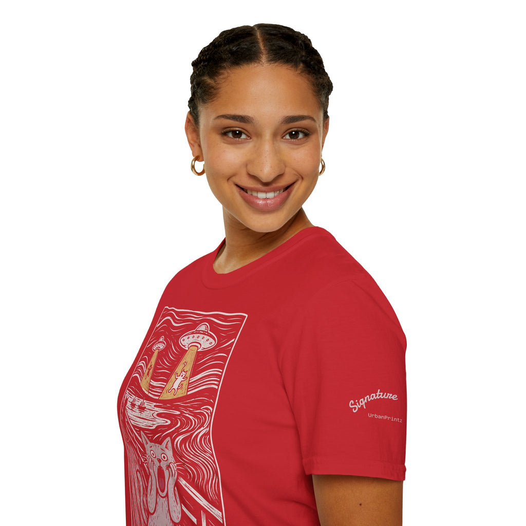 The Meow Katzen Kunstparodie T Shirt – Cat Art collection | UrbanPrintz