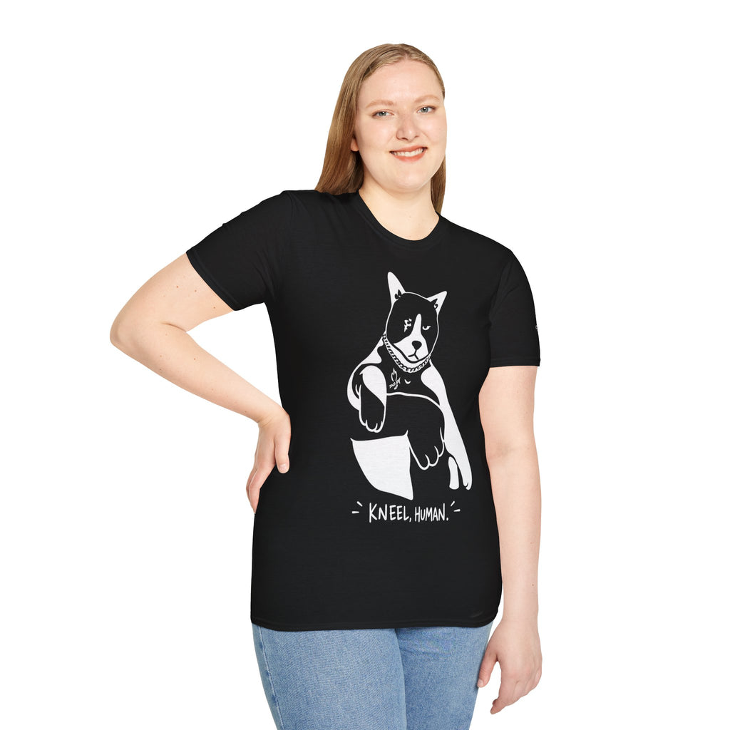 Kneel Human Lustiges Katzen T Shirt – Cat Art collection | UrbanPrintz