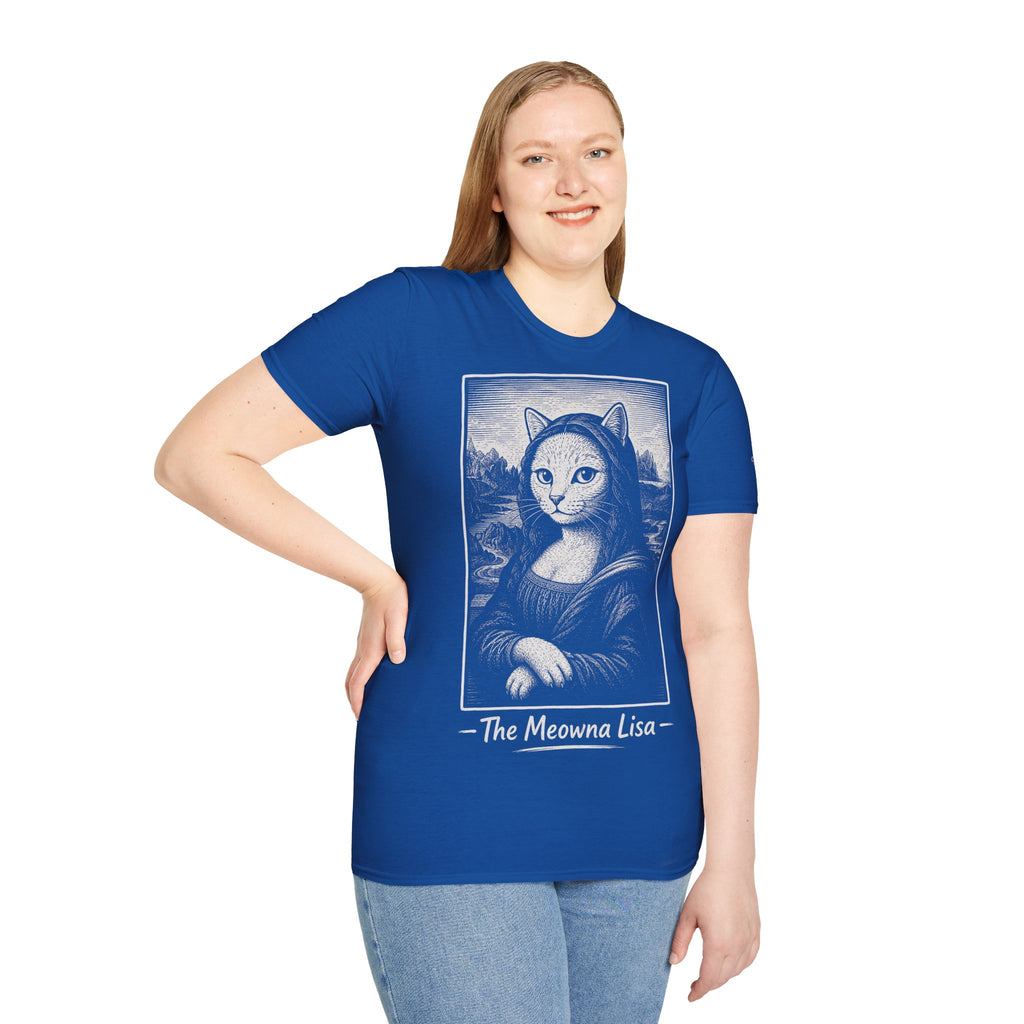 The Meowna Lisa Katzen Kunst T Shirt – Cat Art collection | UrbanPrintz