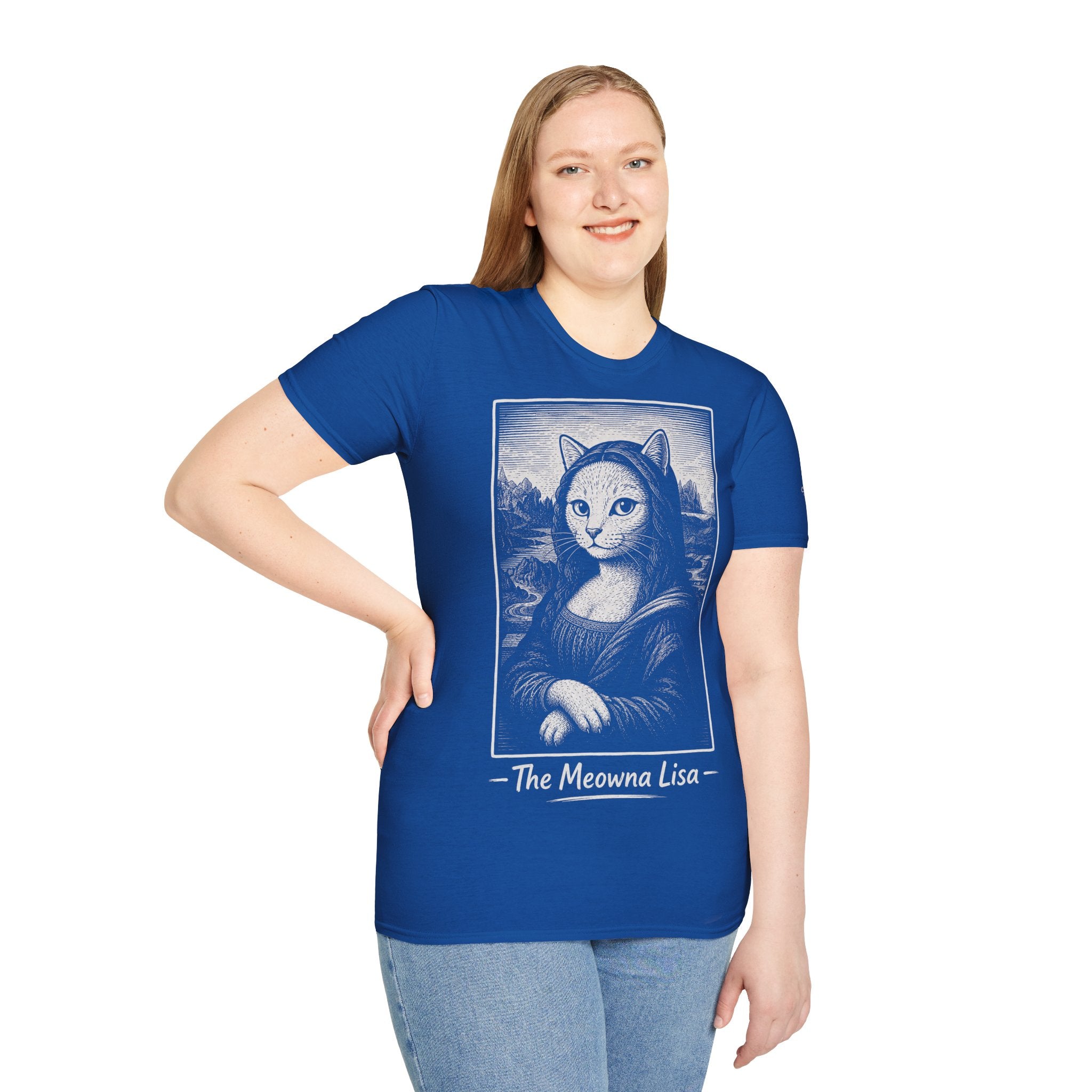 The Meowna Lisa Katzen Kunst T Shirt – Cat Art collection | UrbanPrintz