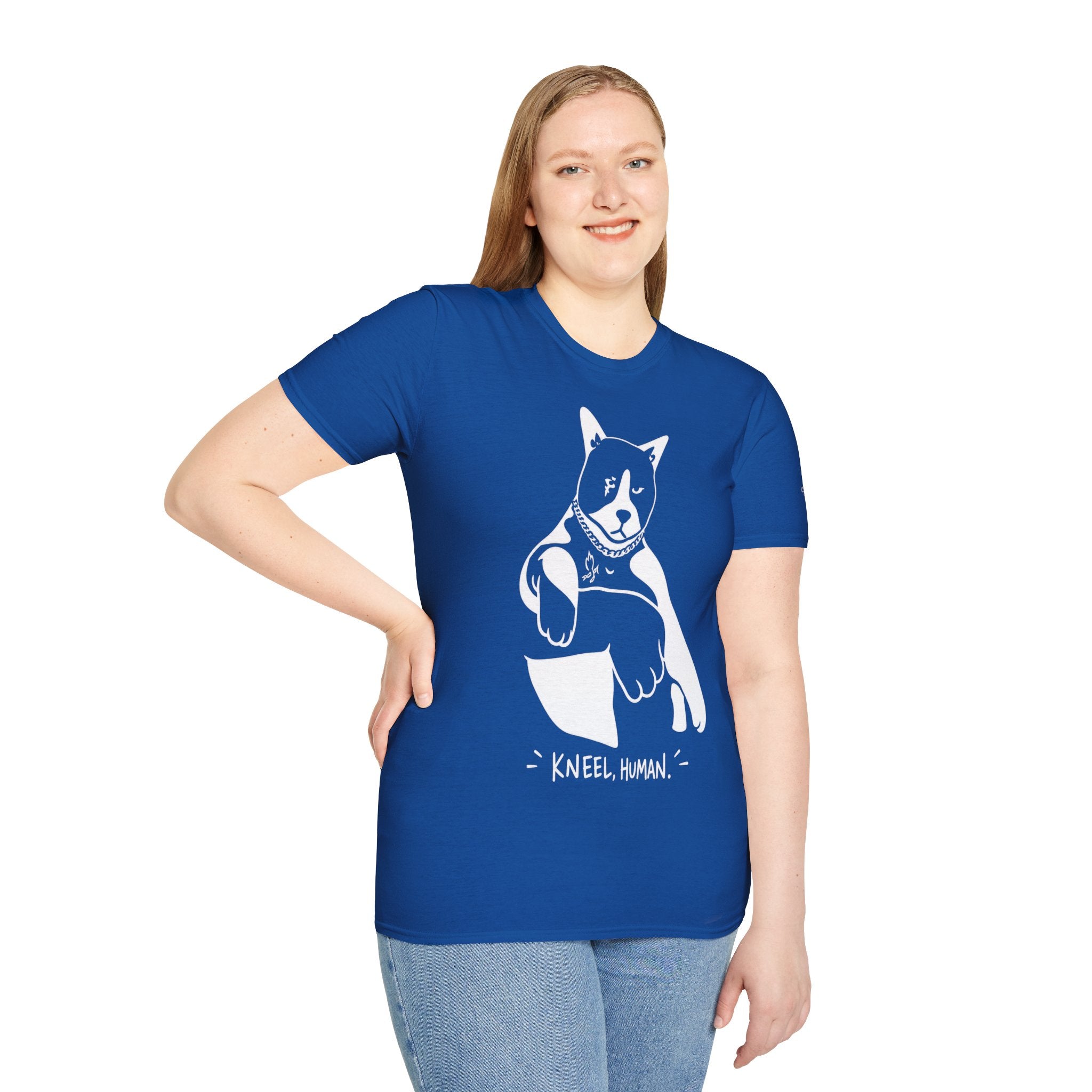 Kneel Human Lustiges Katzen T Shirt – Cat Art collection | UrbanPrintz