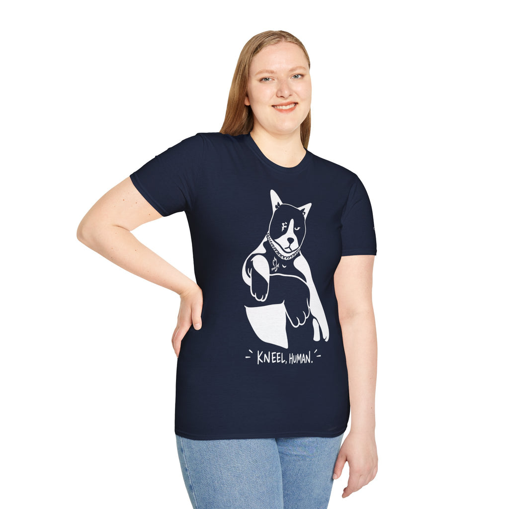 Kneel Human Lustiges Katzen T Shirt – Cat Art collection | UrbanPrintz