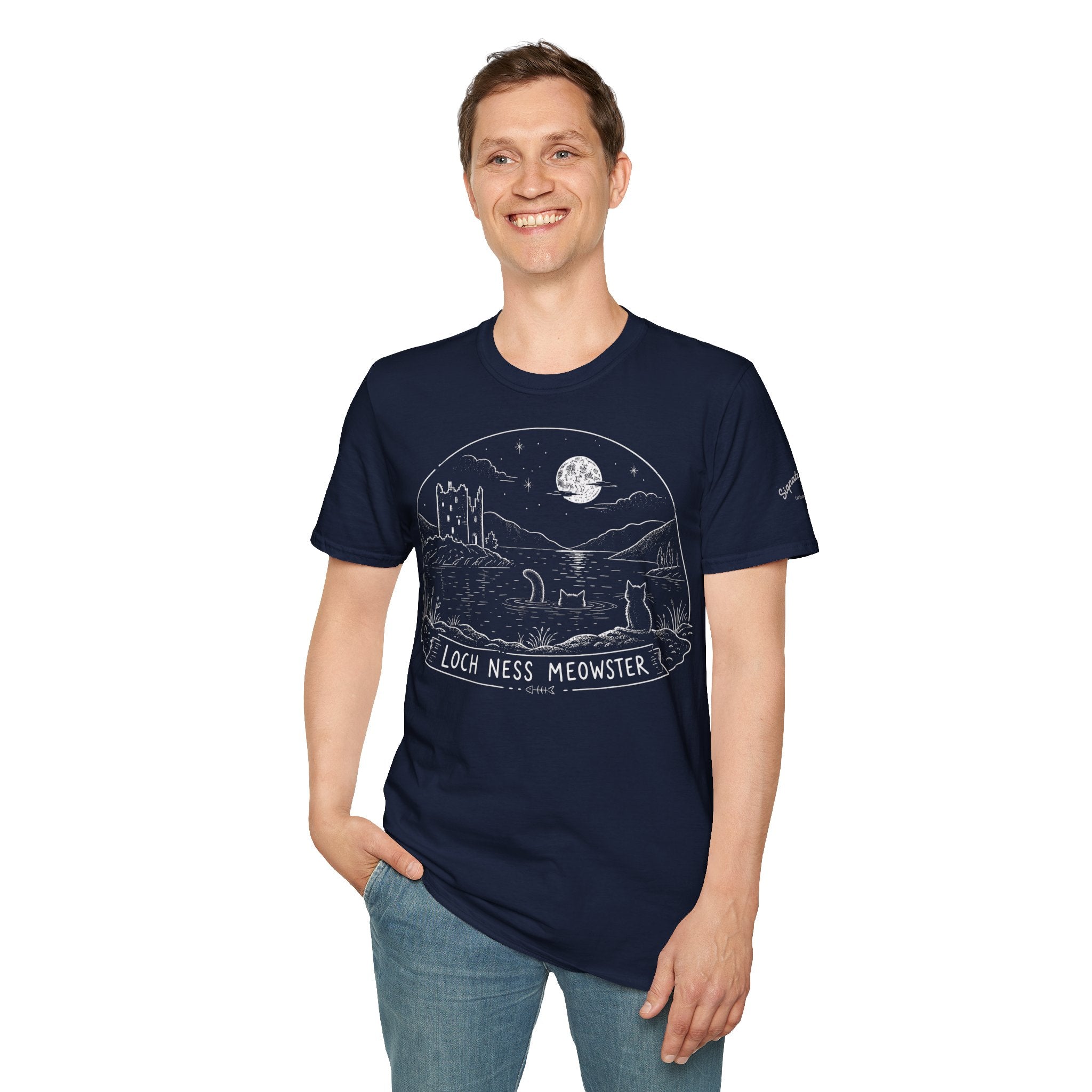 Loch Ness Meowster Katzen T Shirt – Cat Art collection | UrbanPrintz
