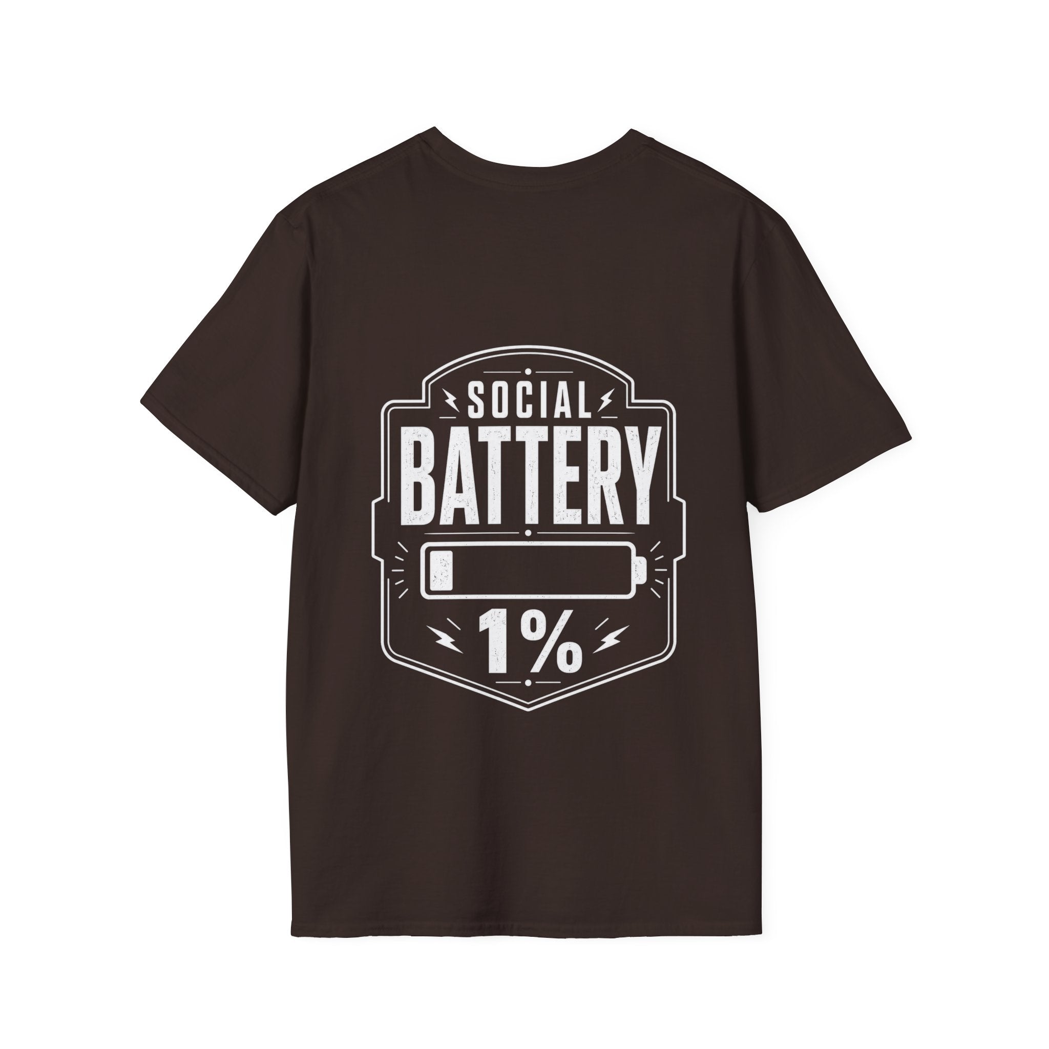 Social Battery 1 Percent Introvert T Shirt – Fun collection | UrbanPrintz