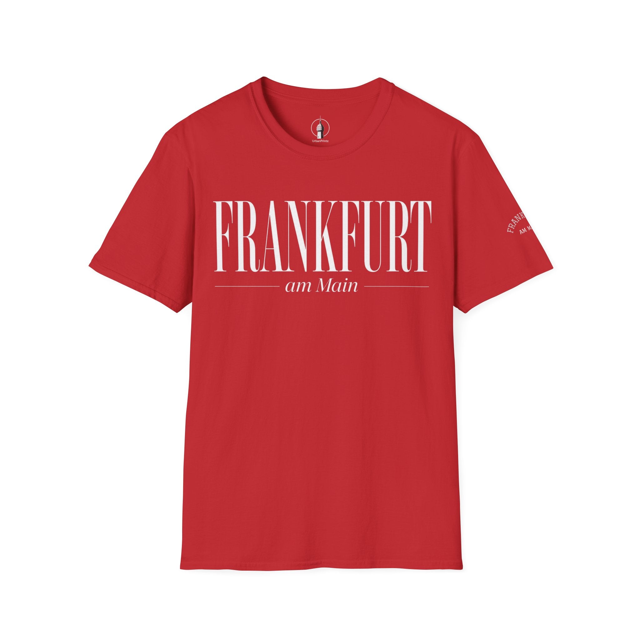 Frankfurt am Main (gross) Elegantes Typografie T Shirt | UrbanPrintz