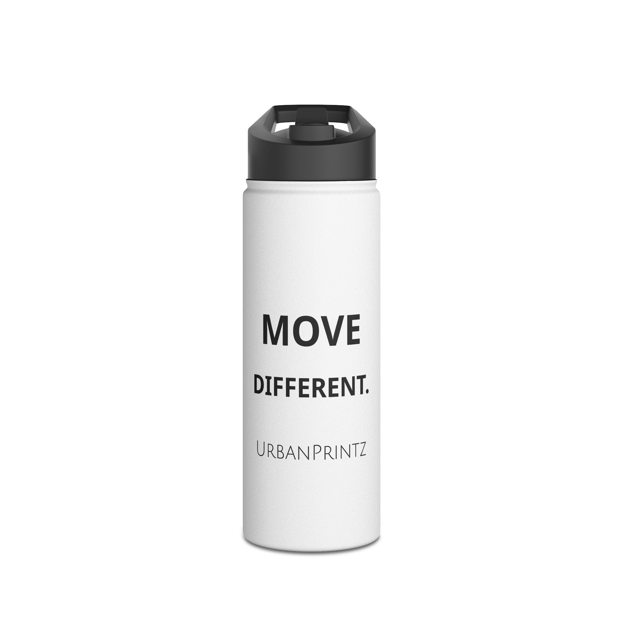 Move Different Stainless Steel Water Bottle — Motivational Insulated Sport Bottle - UrbanPrintz