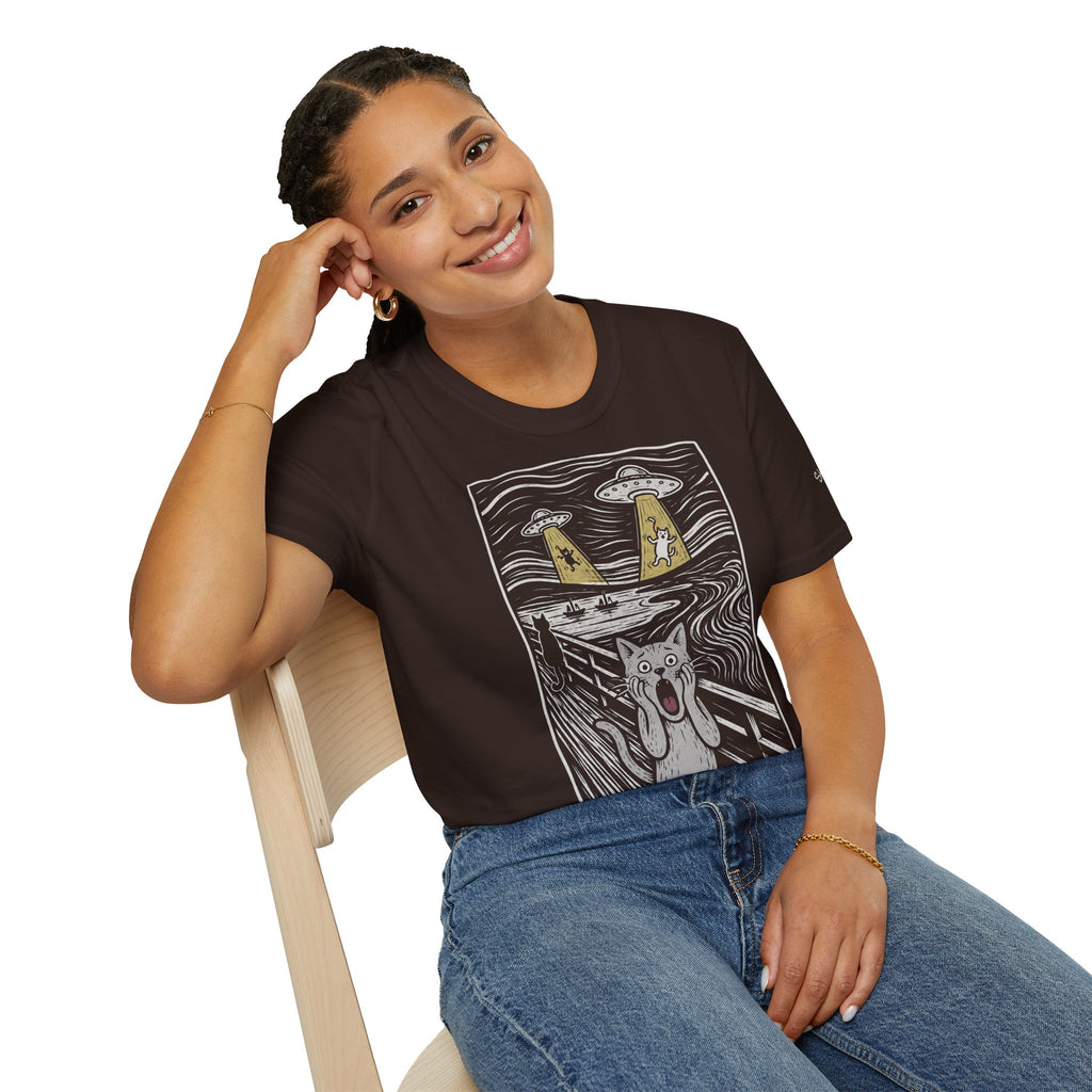 The Meow Katzen Kunstparodie T Shirt – Cat Art collection | UrbanPrintz