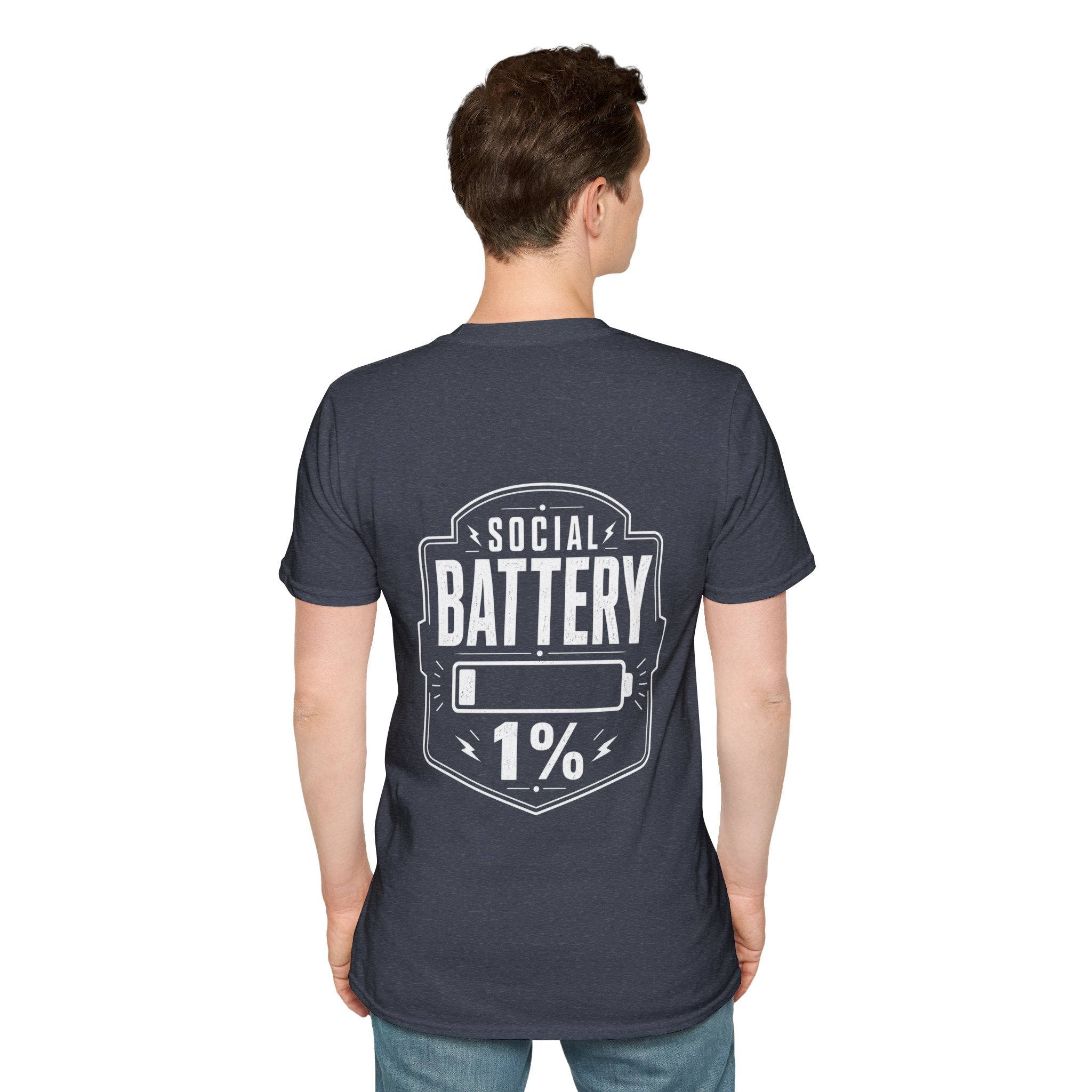 Social Battery 1 Percent Introvert T Shirt – Fun collection | UrbanPrintz