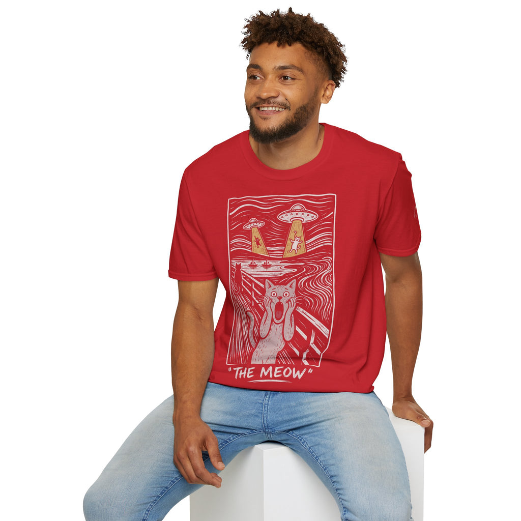 The Meow Katzen Kunstparodie T Shirt – Cat Art collection | UrbanPrintz