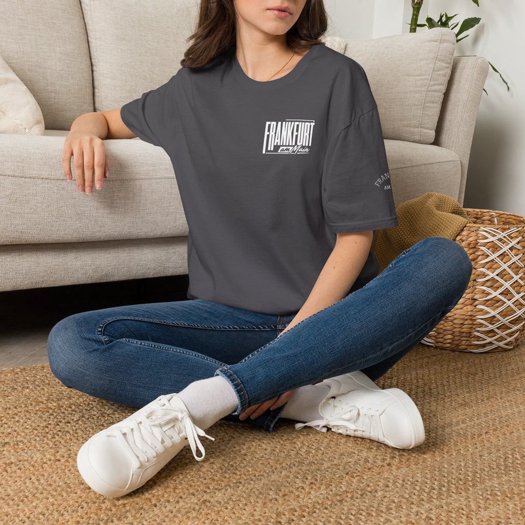 Frankfurt am Main Modernes Typografie T Shirt | UrbanPrintz