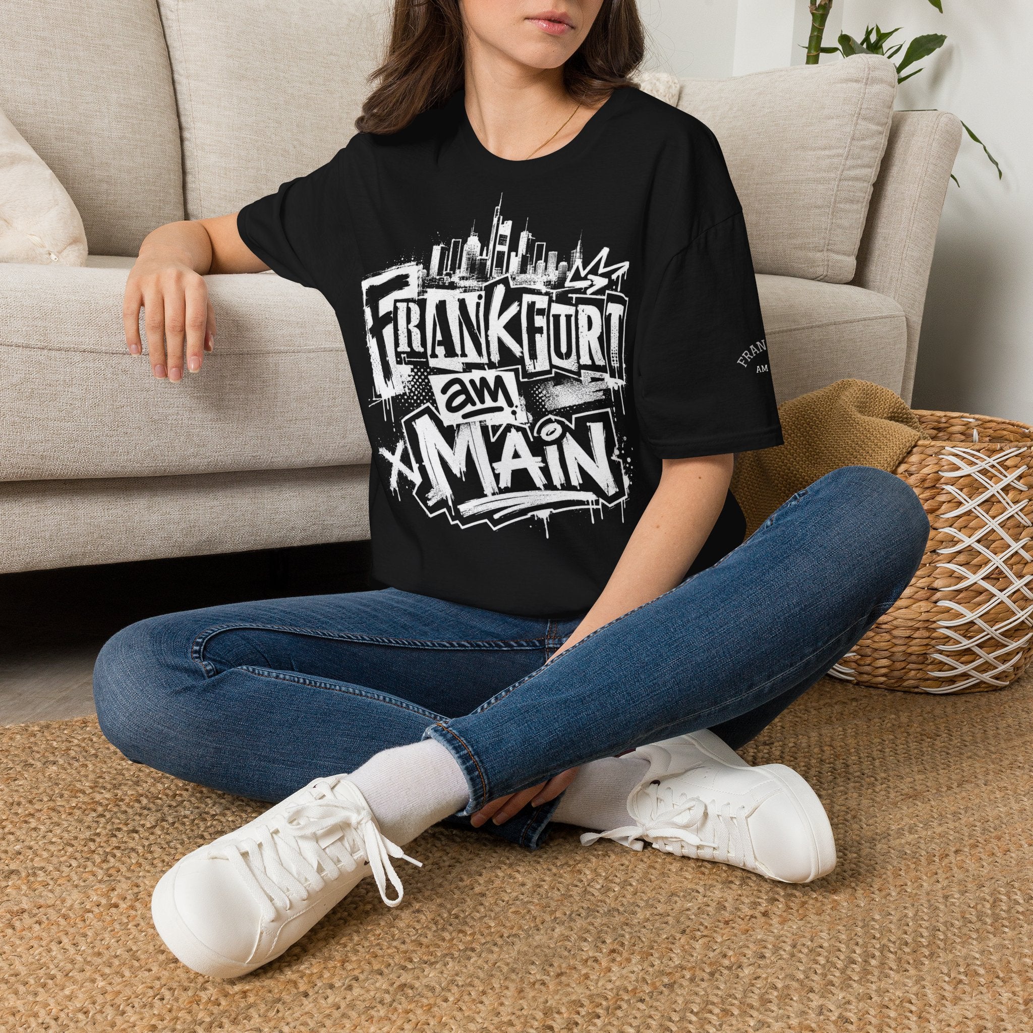 Frankfurt am Main Graffiti (vorn) T Shirt | UrbanPrintz