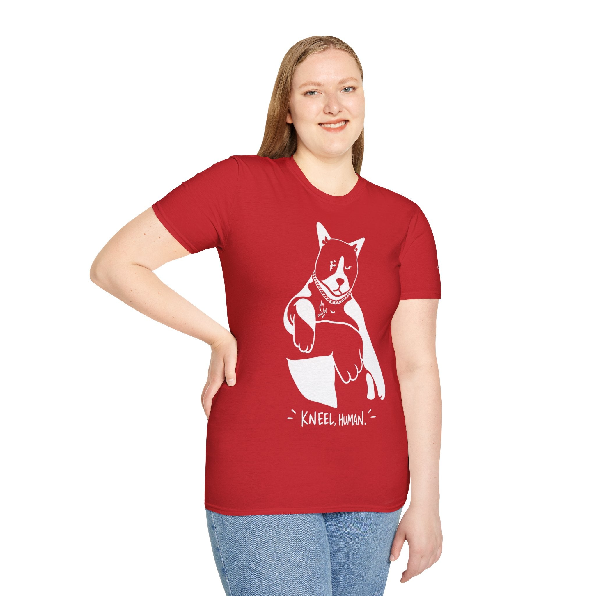 Kneel Human Lustiges Katzen T Shirt – Cat Art collection | UrbanPrintz