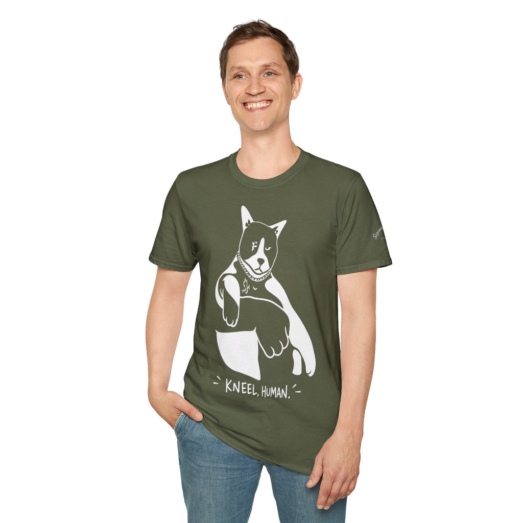 Kneel Human Lustiges Katzen T Shirt – Cat Art collection | UrbanPrintz