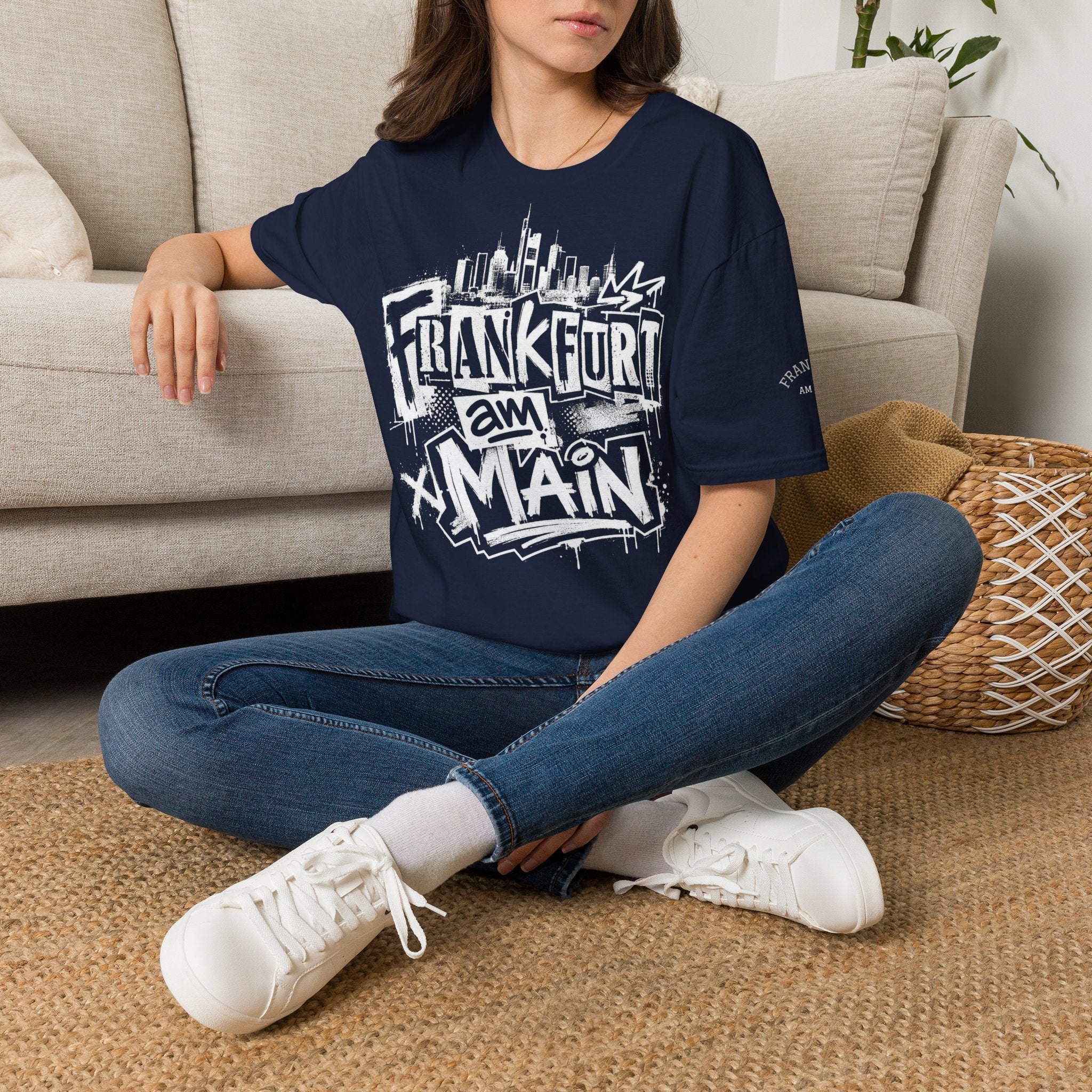 Frankfurt am Main Graffiti (vorn) T Shirt | UrbanPrintz