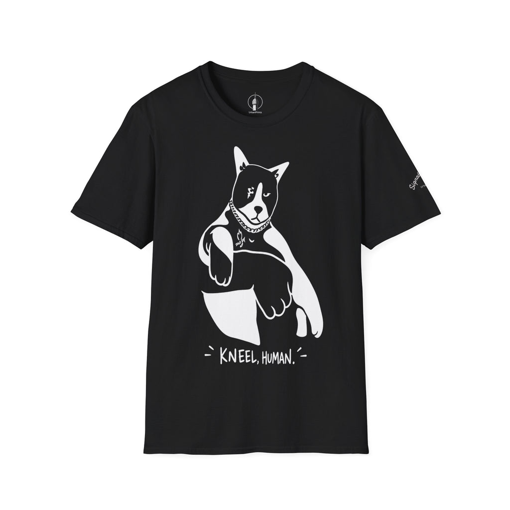 Kneel Human Lustiges Katzen T Shirt – Cat Art collection | UrbanPrintz