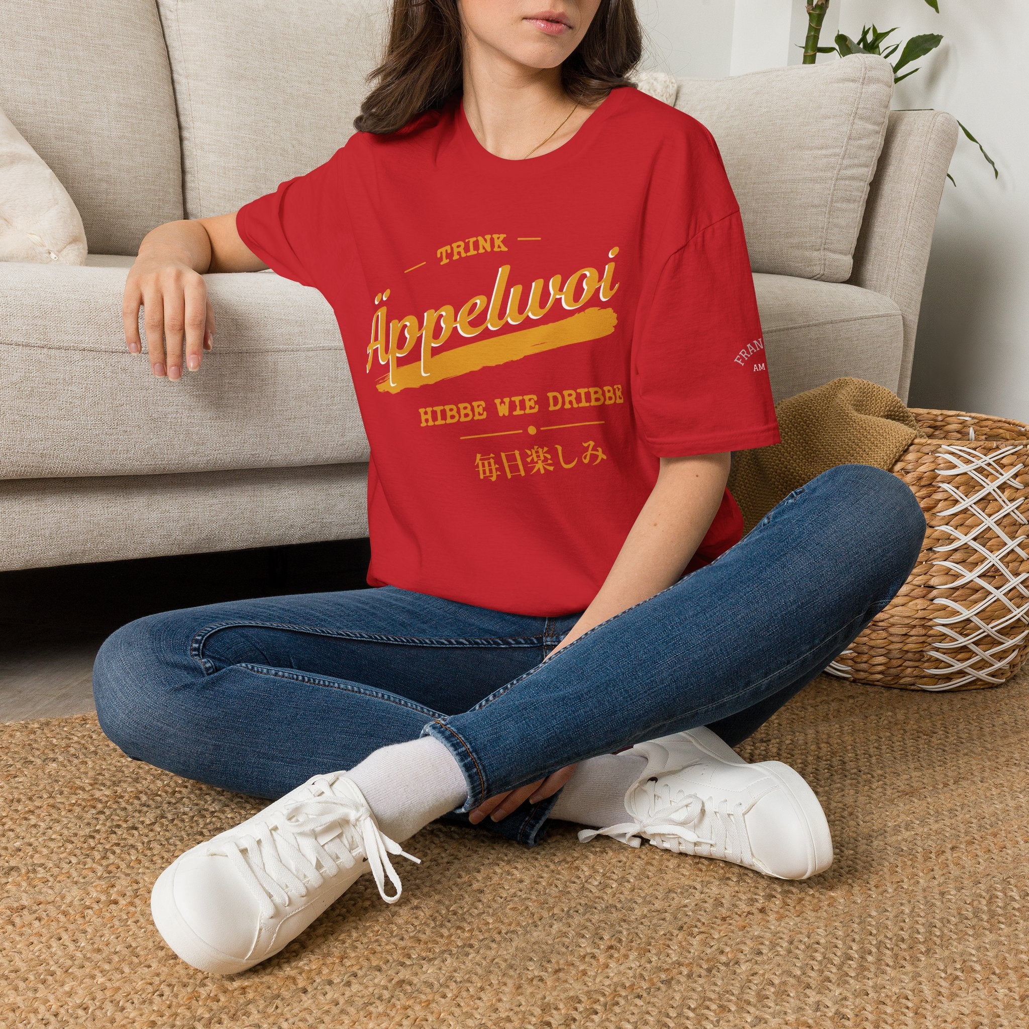 Äppelwoi Hibbe wie Dribbe T Shirt – Fun collection | UrbanPrintz